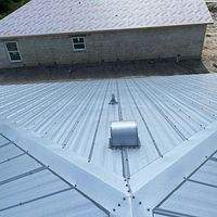 26ga 5V Crimp Mill Finish by Total Roofing System The Metal Roof Experts