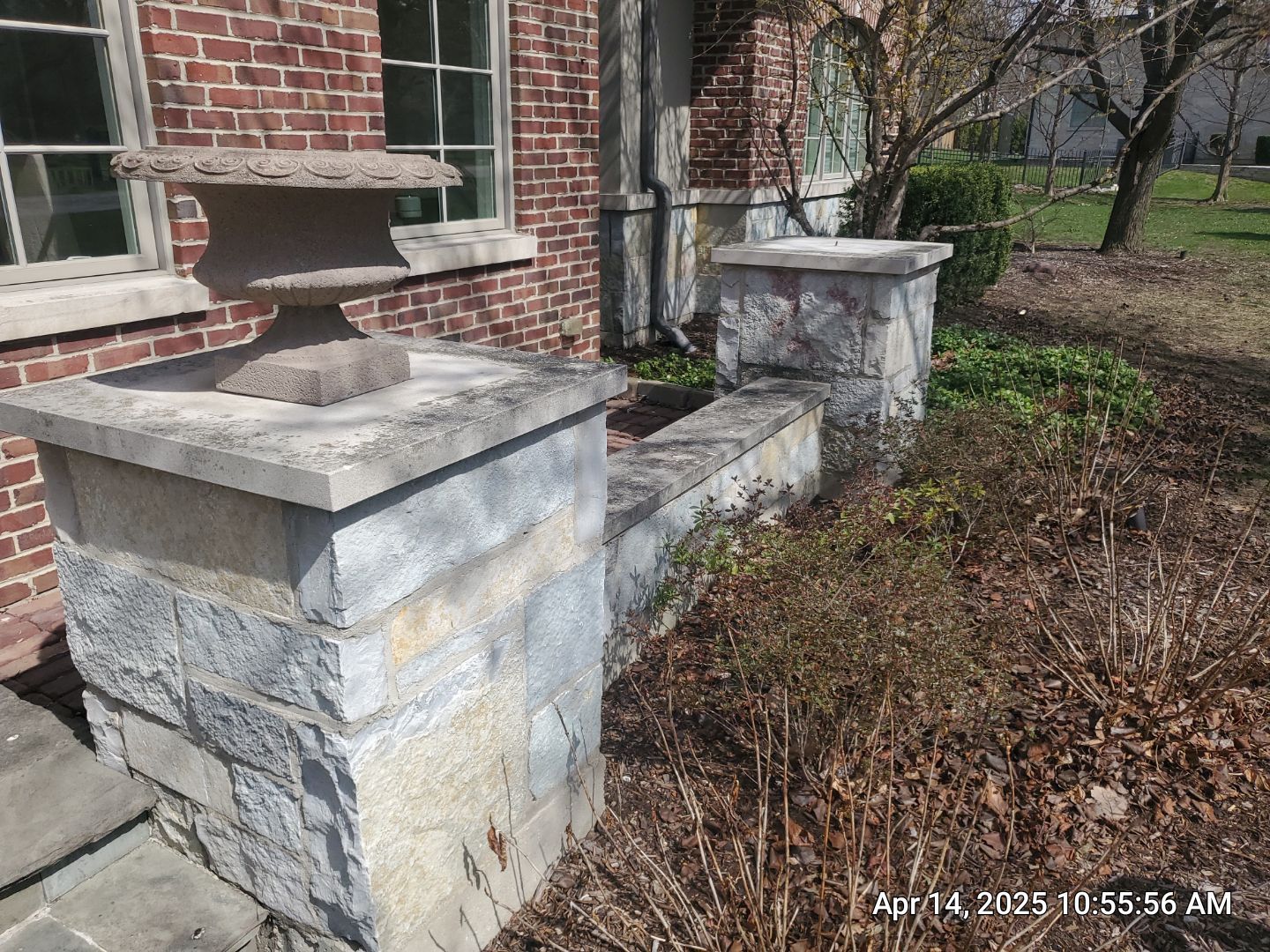 bluestone using Algaecide, soft wash soap by Northern Power Washing LLC.