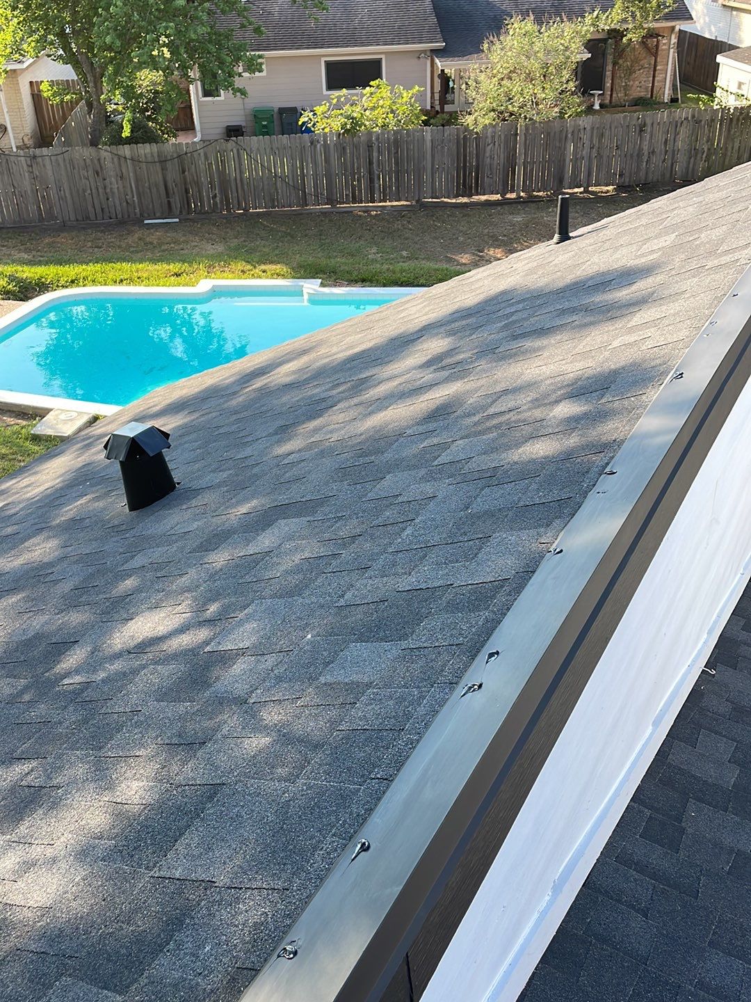 Customer approved through HOAIC to replace roof, paint trim, and repair window damage. by Roof Repair Services LLC