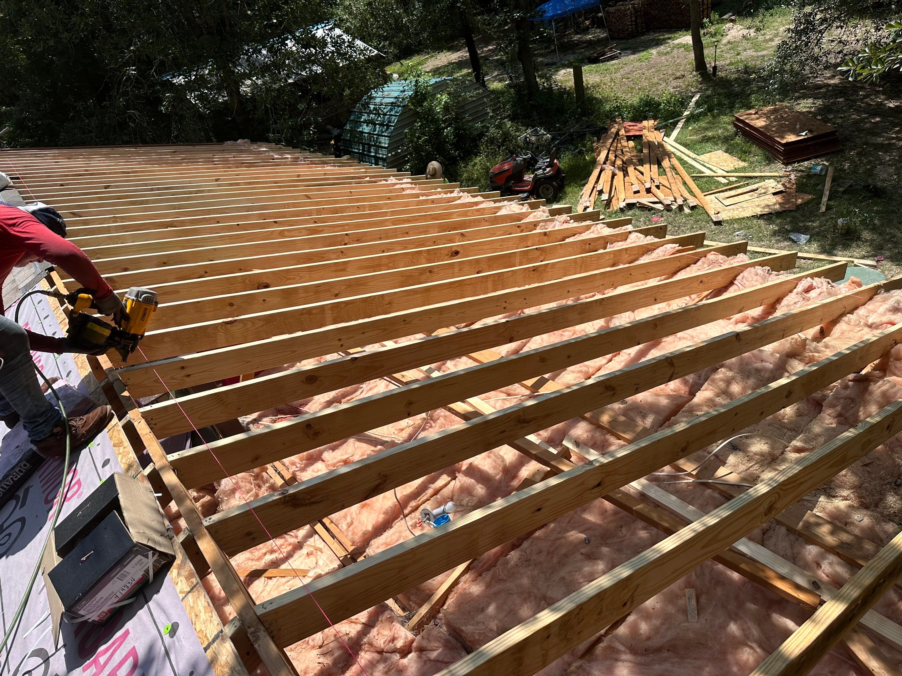 Residential Roofing Installation using Owen's Corning Duration (Lifetime) Shingles by Roof Repair Company