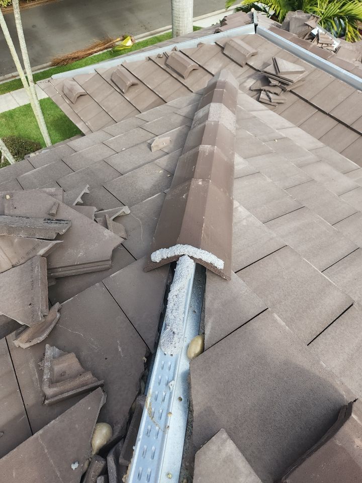 Residential Roofing Installation using Eagle Roofing Tile by BLUES BROTHERS ROOFING