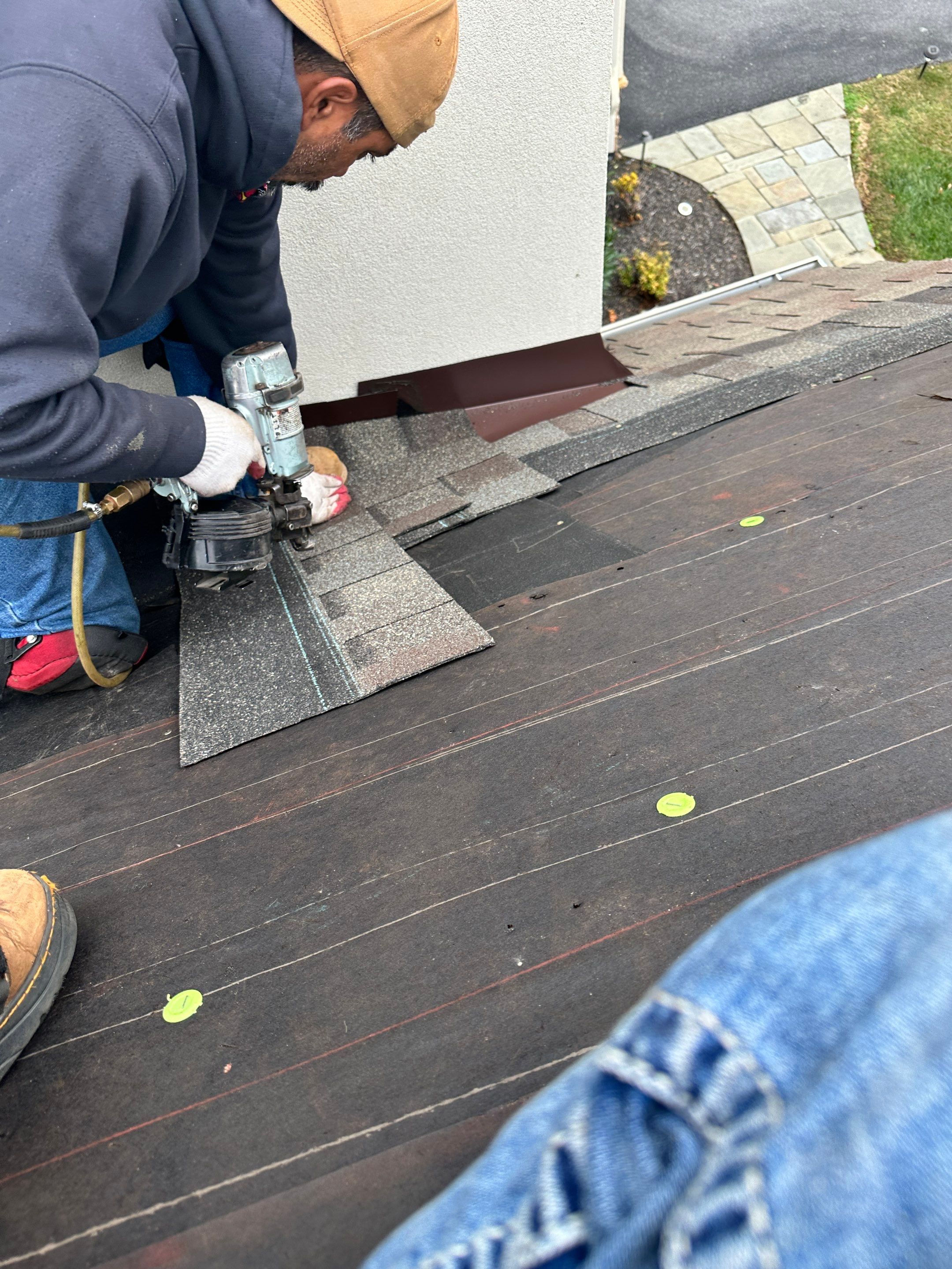 Residential Roofing Repair using CertainTeed Landmark Weathered Wood Architectural Shingles by Frederick Roof Repair