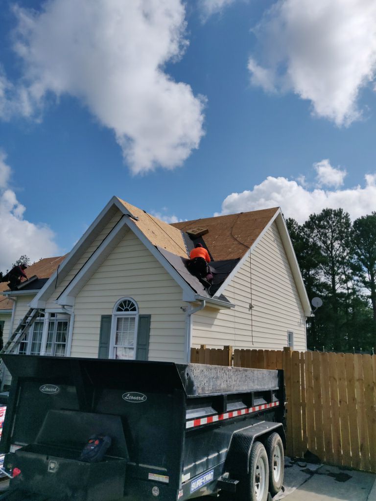 Residential Roofing Installation using Roof Installation by American Roofing NC