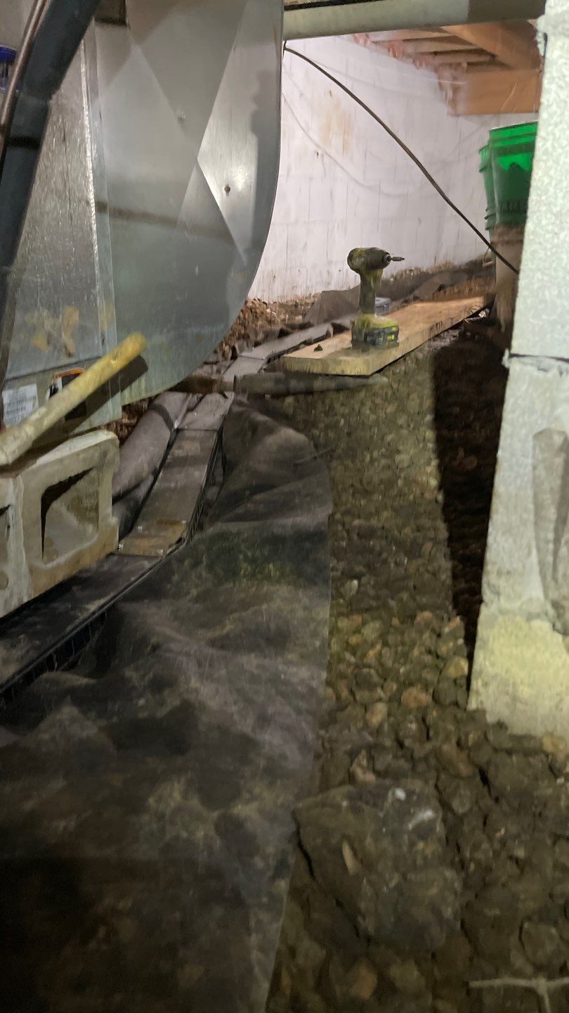 Crawl Space Waterproofing & Encapsulation using GrateProducts by Toledo Basement Repair