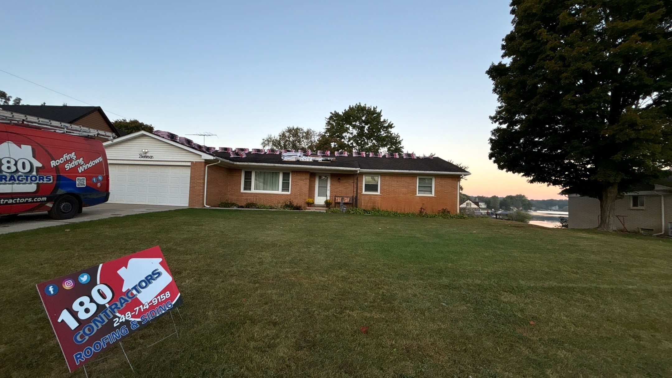 Roof Replacement using Owens Corning by 180 Contractors