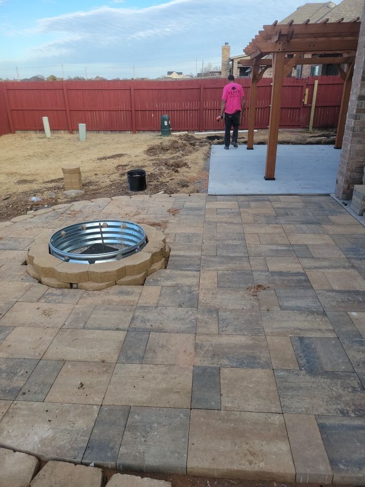 Outdoor kitchen by Clays Services Inc