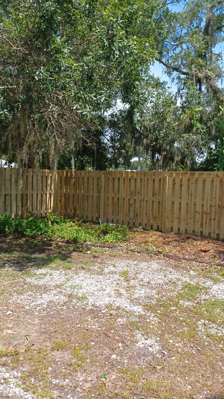 Nokomis, FL 6ft. Tall Treated Wood Shadowbox  by Asap fence and gates, LLC