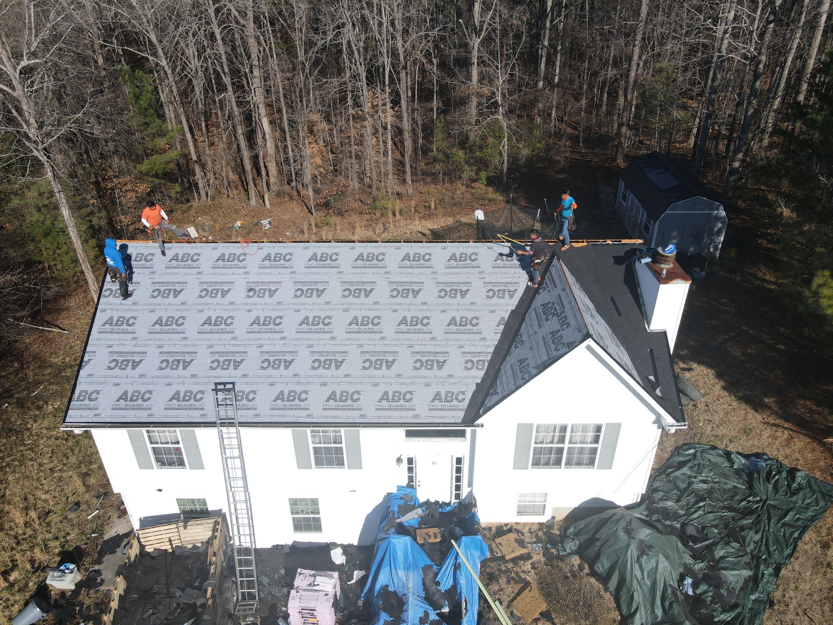 Residential Roofing Installation using Owens Corning by Inspector Roofing and Restoration