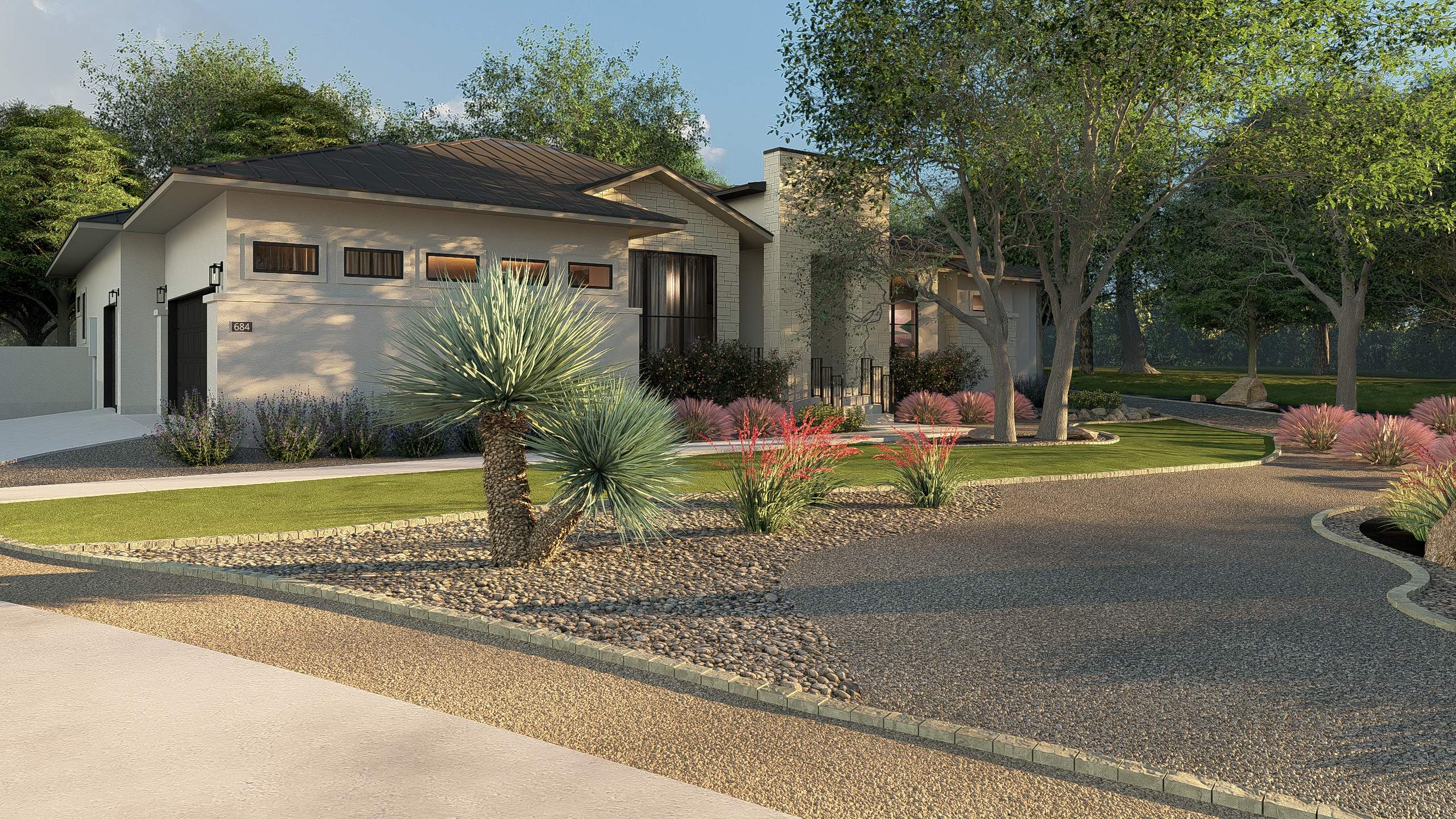 3D Design Render, Bulverde Tx. by Hole In One Lawns, LLC