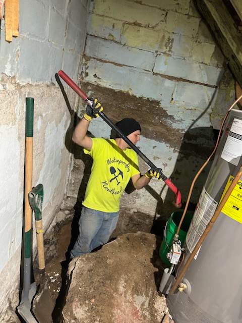 Drain Tile & Sump Pump in South MPLS by Waterproofing Northeast