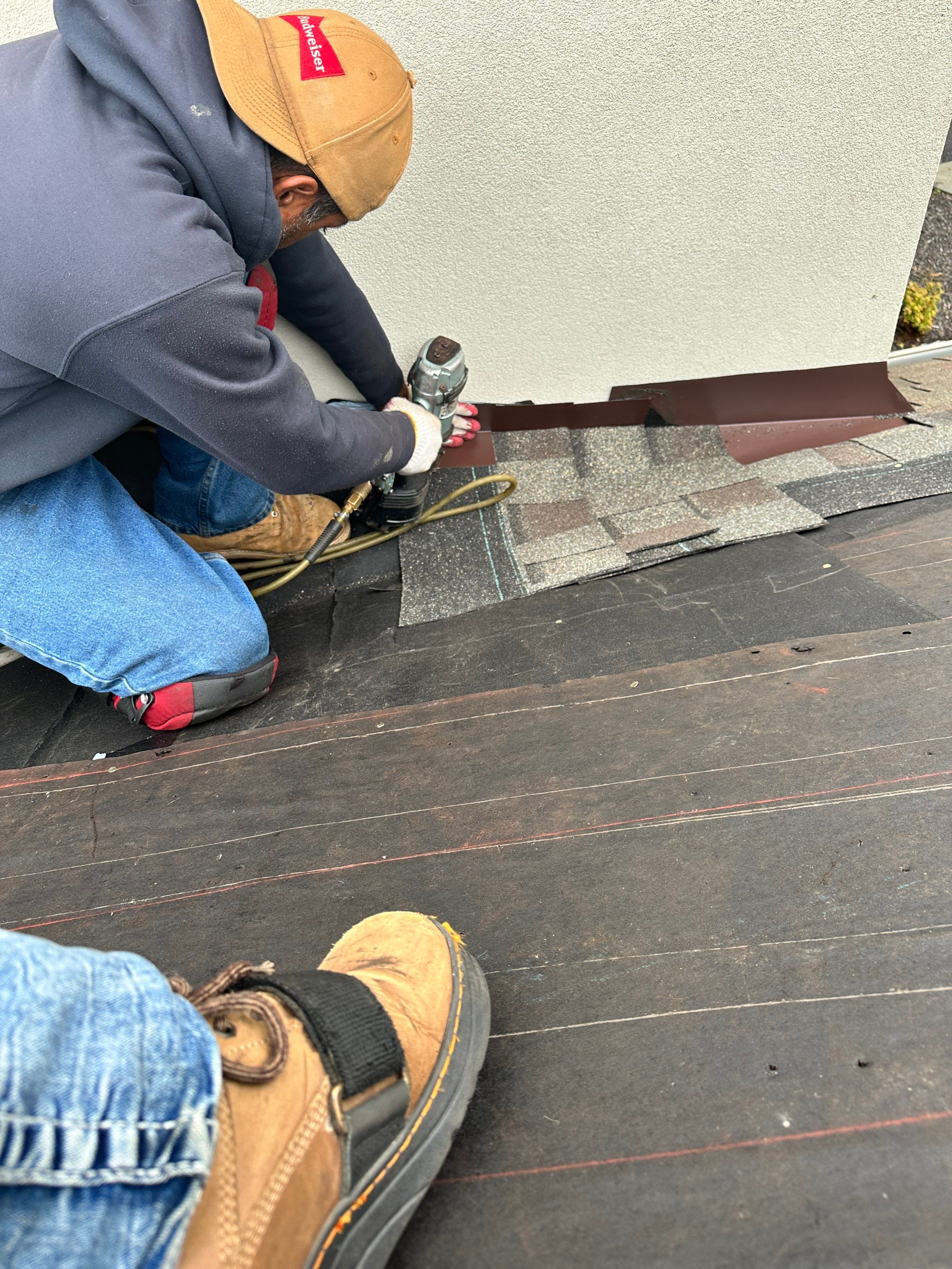 Residential Roofing Repair using CertainTeed Landmark Weathered Wood Architectural Shingles by Frederick Roof Repair
