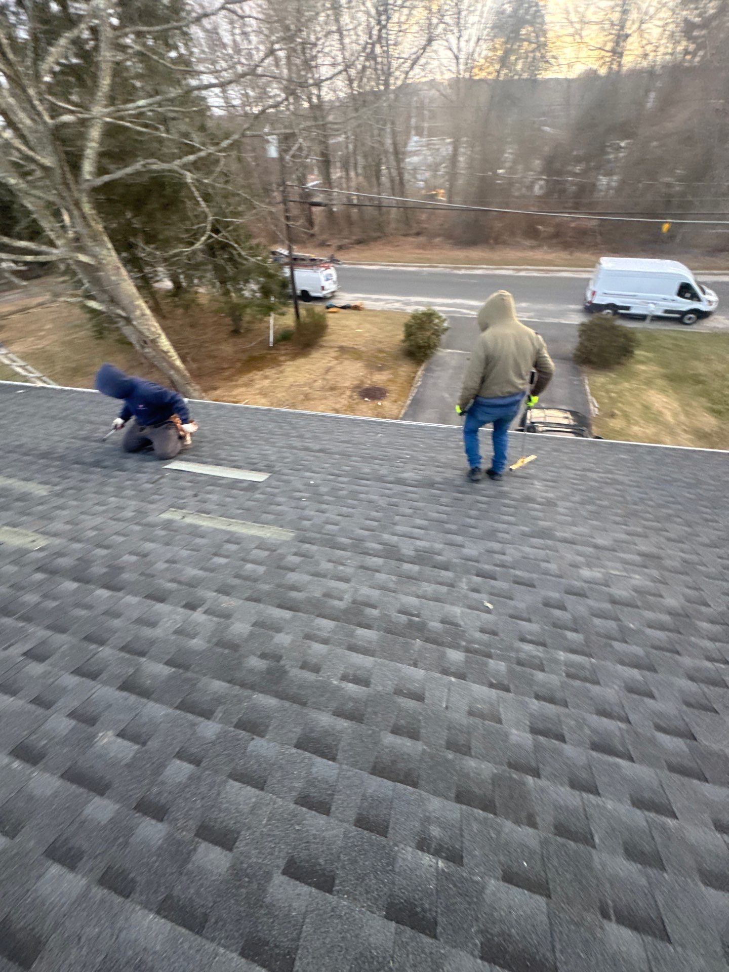 Estate Gray Shingles by Reimagine Roofing