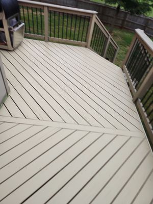 Weathered Deck using AcryFin
