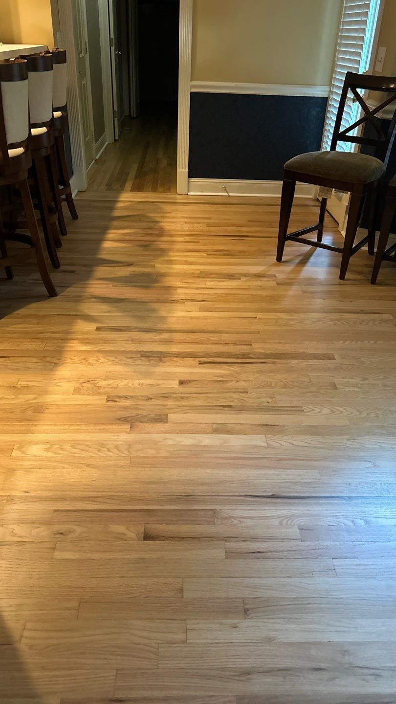 Natural refinish by Footprints Floors of Nashville