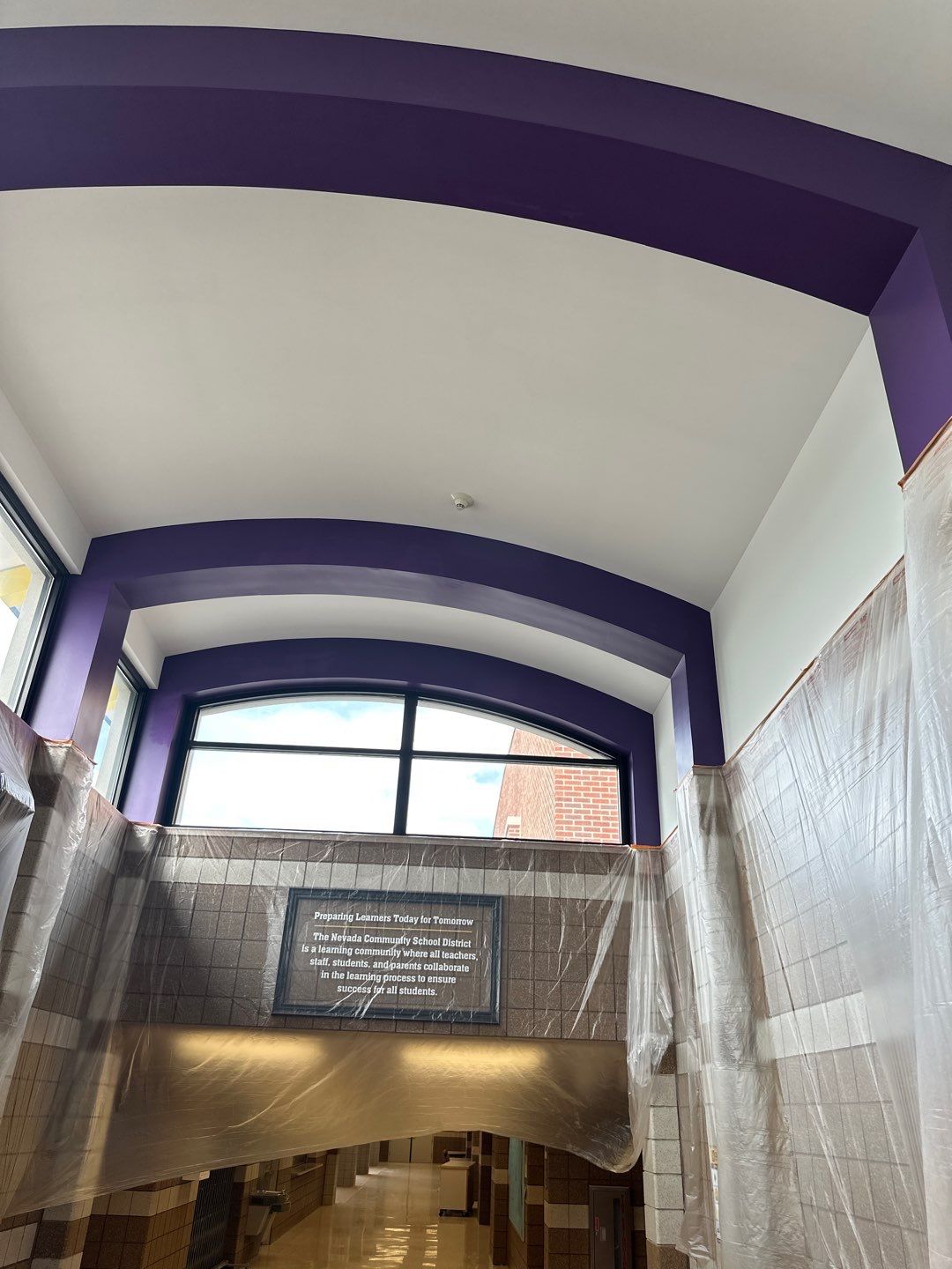 School Painting Project by Cutting edge painting 