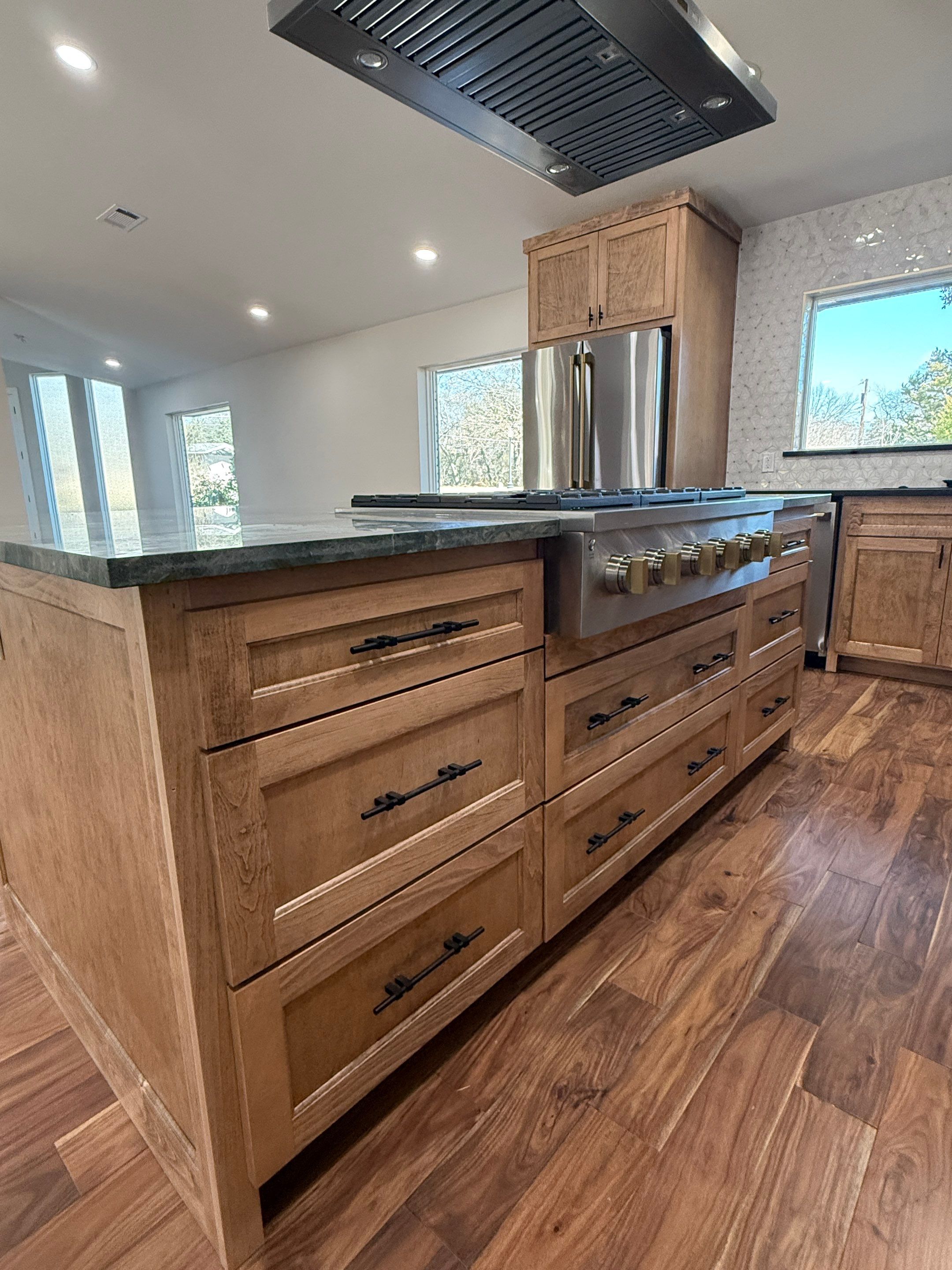 Custom Kitchen Remodel & Load Bearing Wall Removal: Dallas, TX by C3 Custom Builds