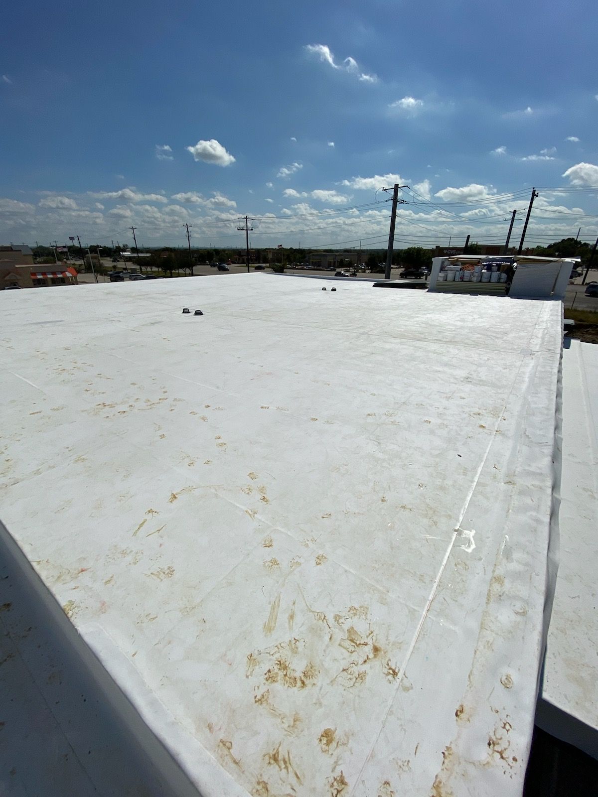 Bank of America - Commercial Roofing Installation using GAF Everguard TPO by Roof Experts