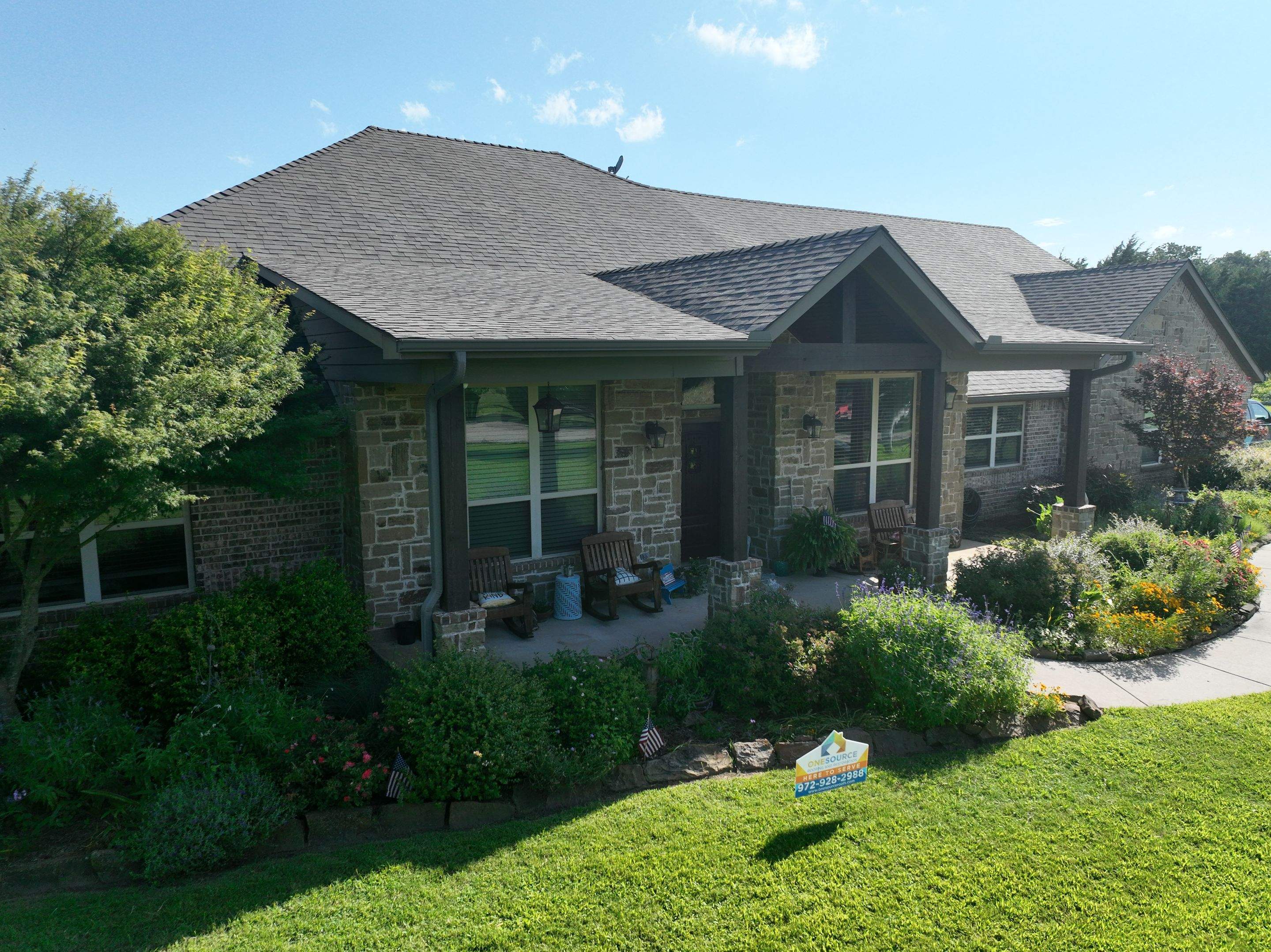 Residential Roofing Installation using Malarkey Legacy Natural Wood by OneSource Roofing and Restoration