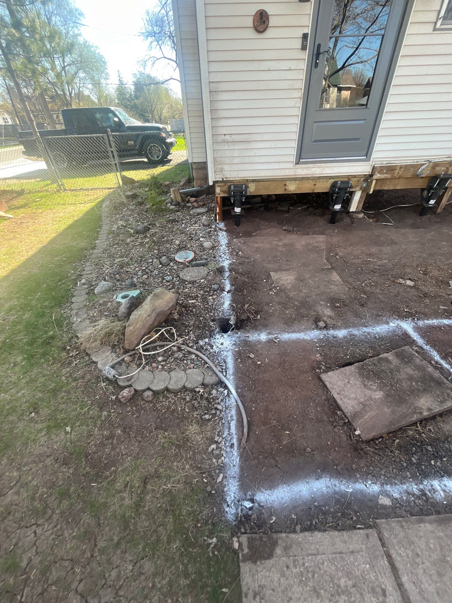 Brown Treated Deck by Anchor North Property Services