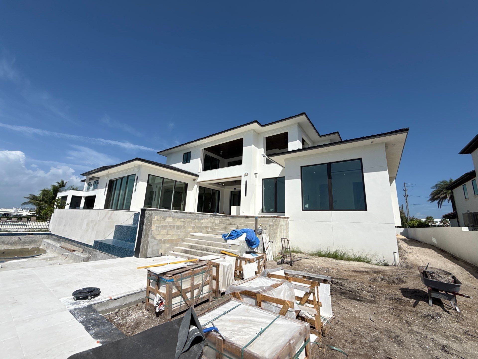 Seamless Aluminum Gutter Installation using black seamless gutters in Sarasota FL by Gutter Professors