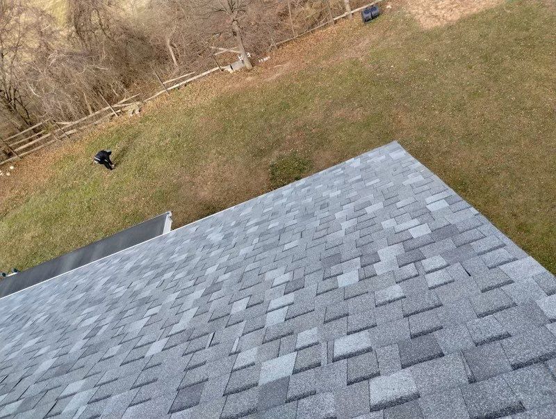 Residential Roofing Installation using Atlas Pinnacle Pristine Coastal Granite Architectural Shingles by Frederick Roof Repair