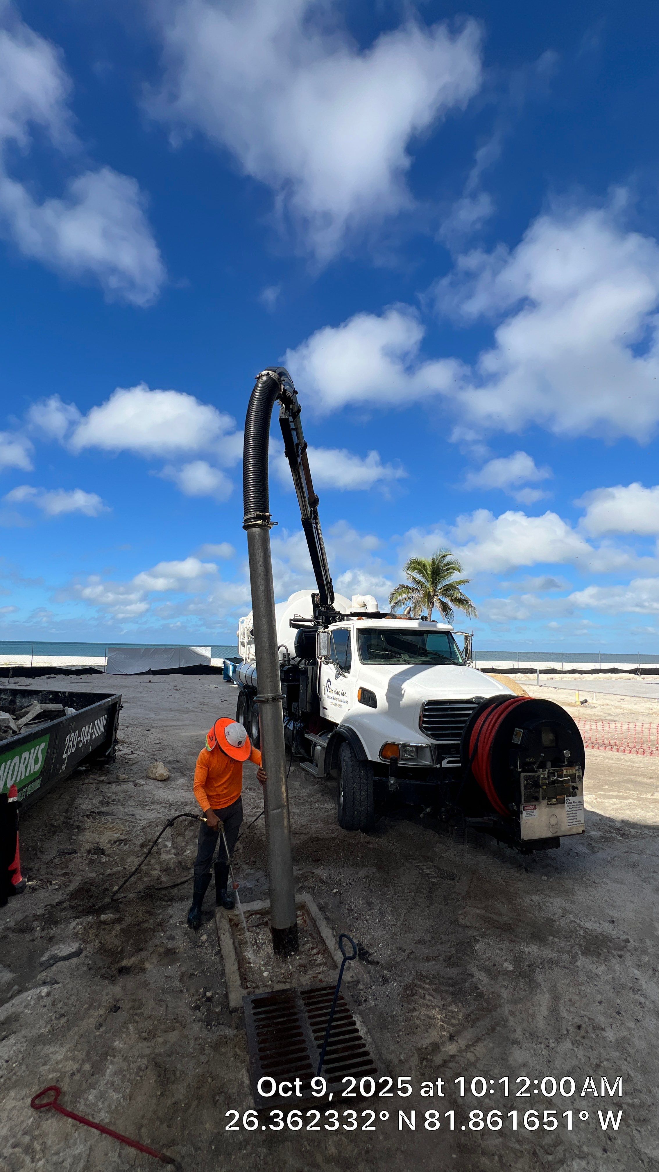 Little Hickory Island Condo Catch Basin Cleanout by Don Mar, Inc. Storm Water Solutions
