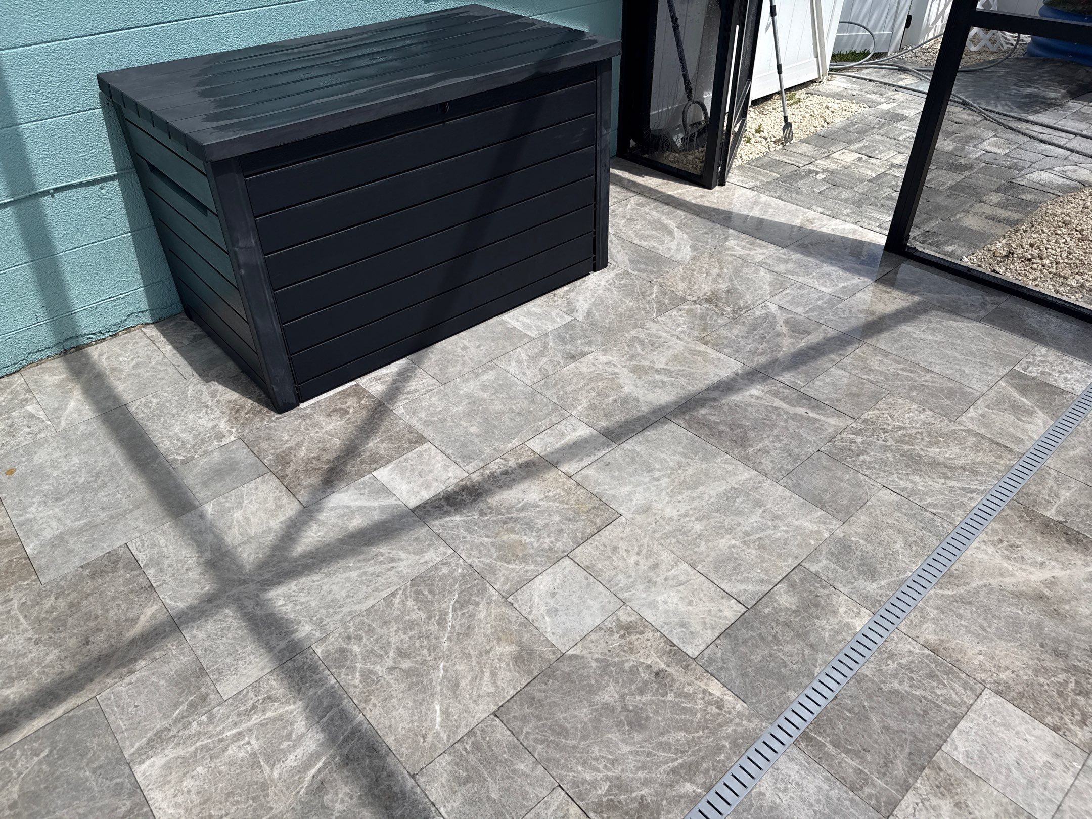 Travertine Pool Deck, Lanai & Screen Enclosure Cleaning Near Manatee River | Bradenton, FL by Sunshine AquaWash