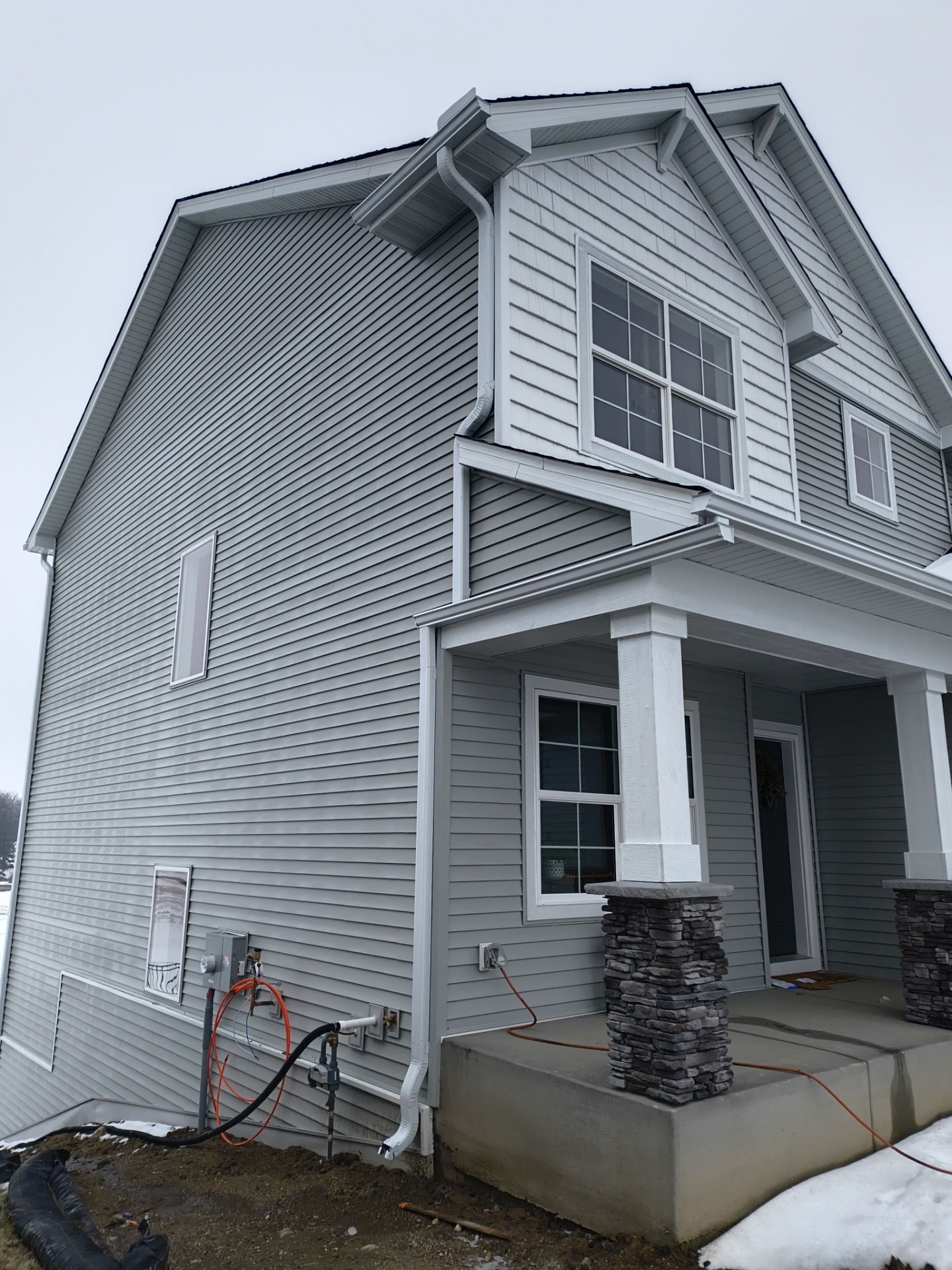 Residential Seamless Gutter and Downspout Installation in Buffalo by Next Level Seamless Gutters / Exteriors Inc.