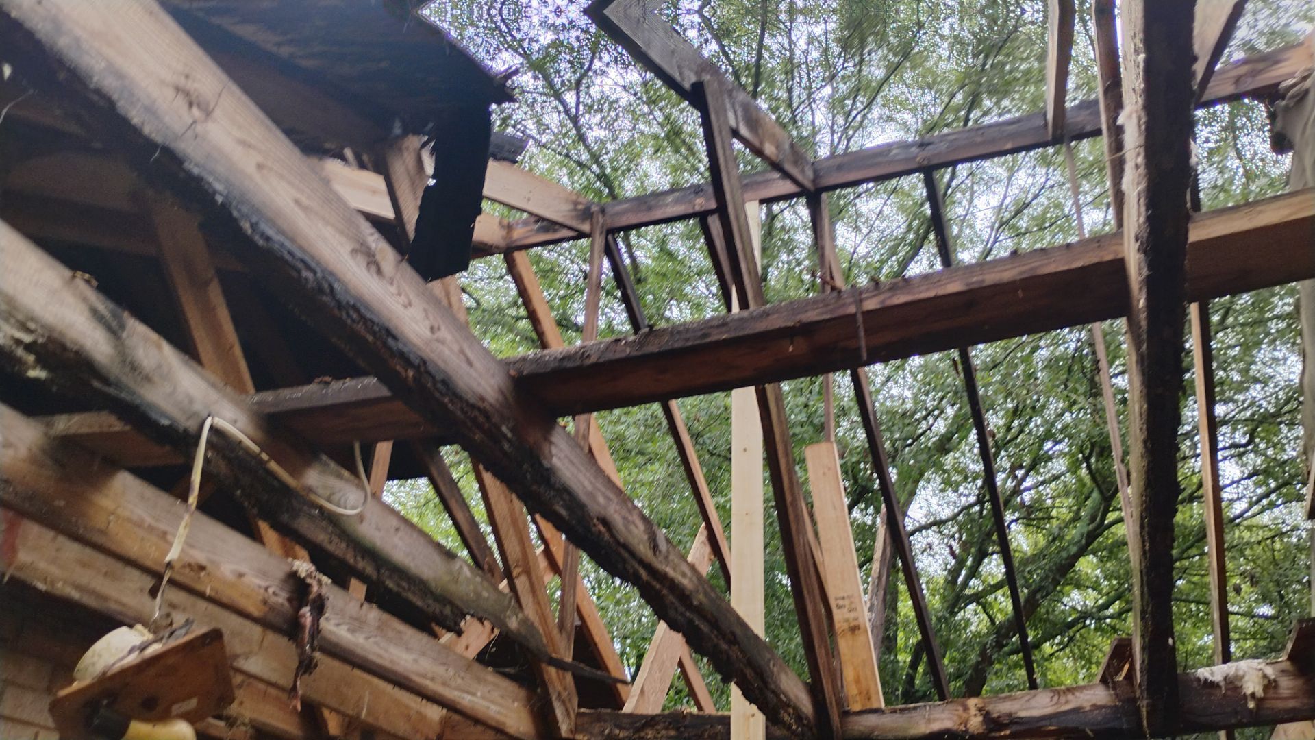Syler roofing job by BROCK BUILDERS 