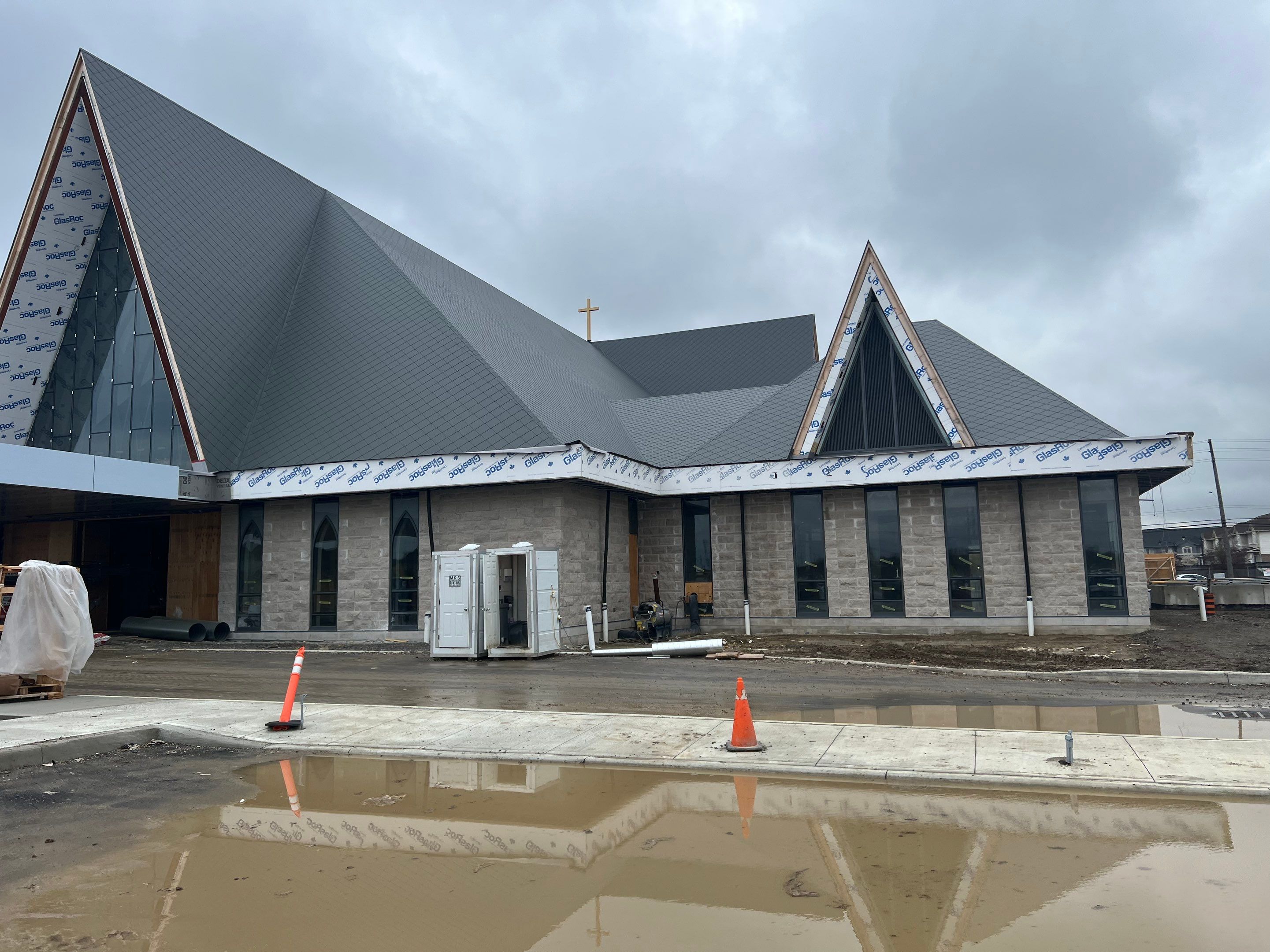 Commercial Roofing Installation using Diamond Tile Metal Shingles , Tpo Flat Roof by Jay Carter Roofing & Sheet Metal