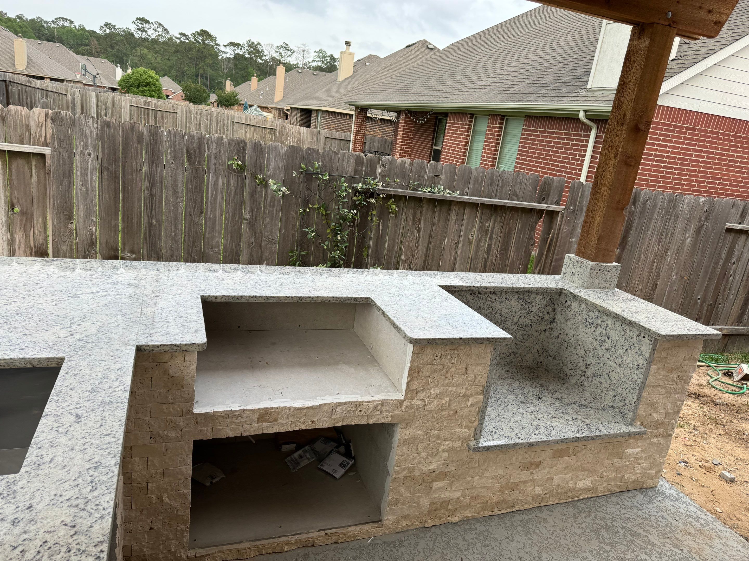 Pergola and Summer Kitchen in Conroe, TX by SophAlx LLC