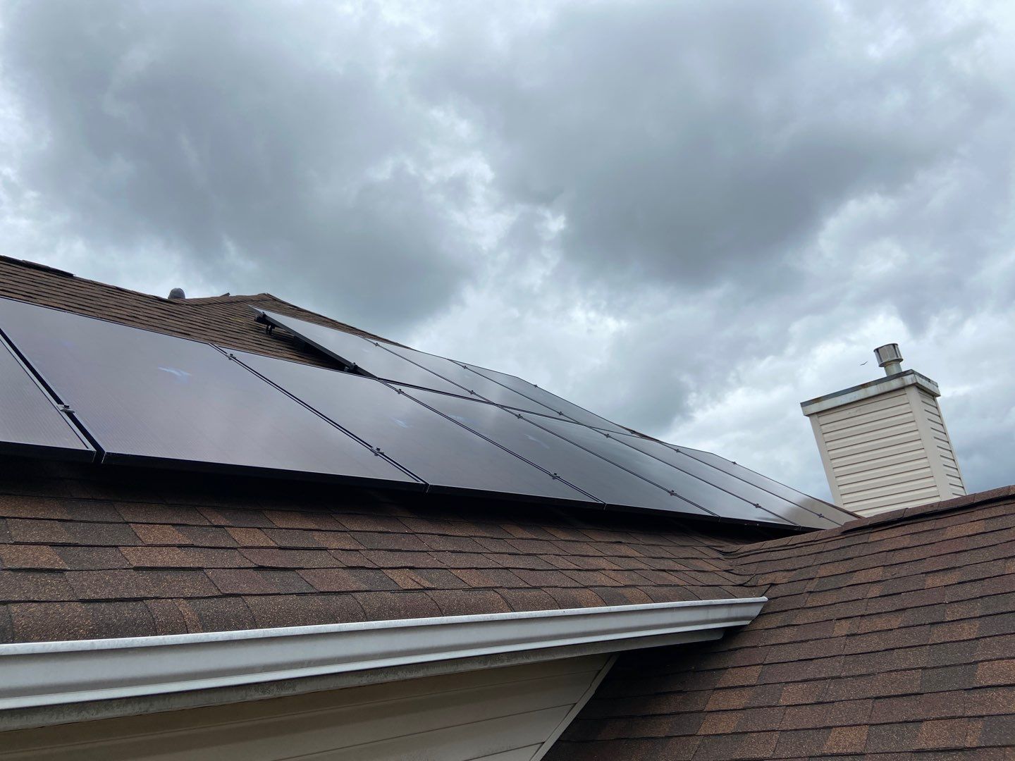 Solar Panel Installation on a Roof in Good Condition by Infinity Solar Systems