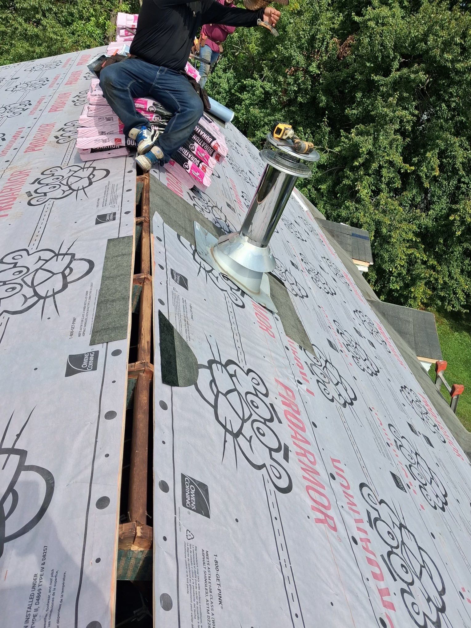 Architectural Shingle Roof Replacement and Decking Repair in Walkersville by Frederick Roof Repair