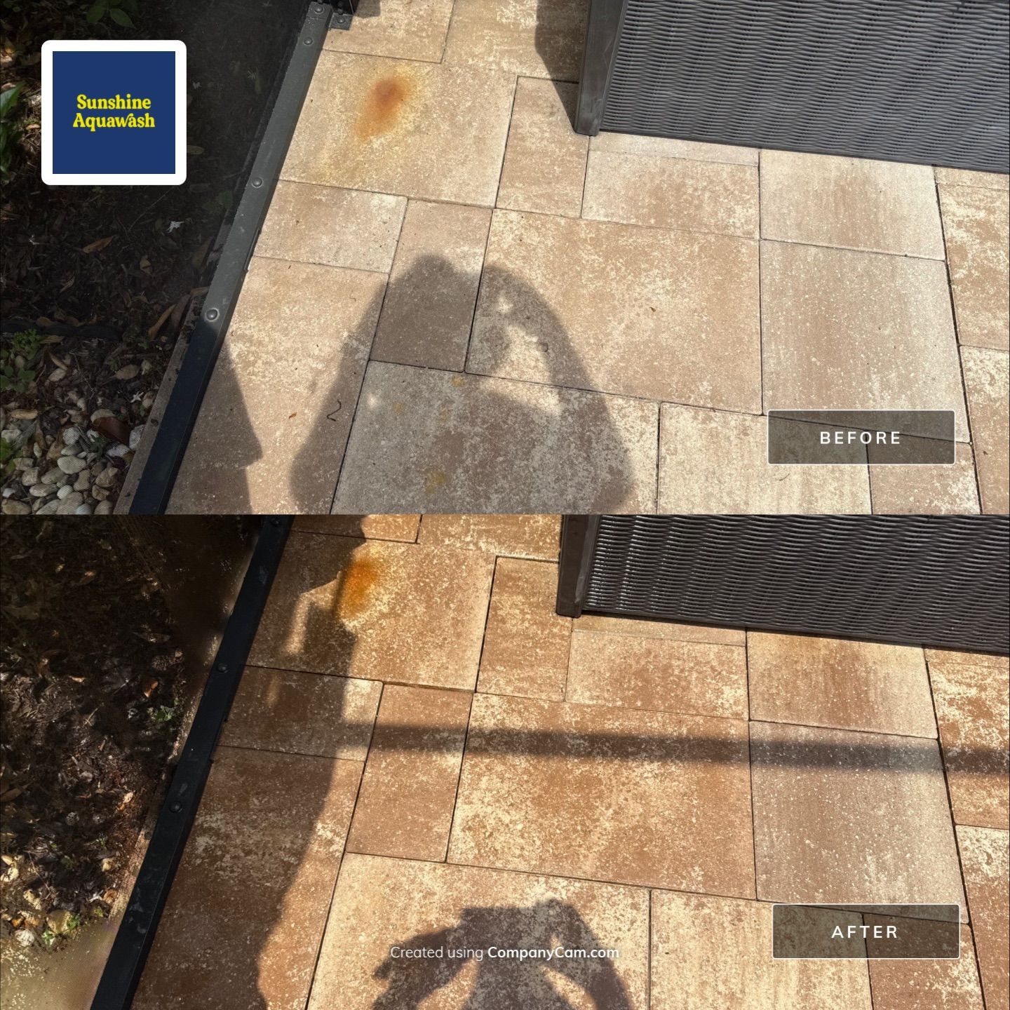 Paver Patio Cleaning & Screen Enclosure Cleaning in GreyHawk Landing – Bradenton, FL 34212 by Sunshine AquaWash