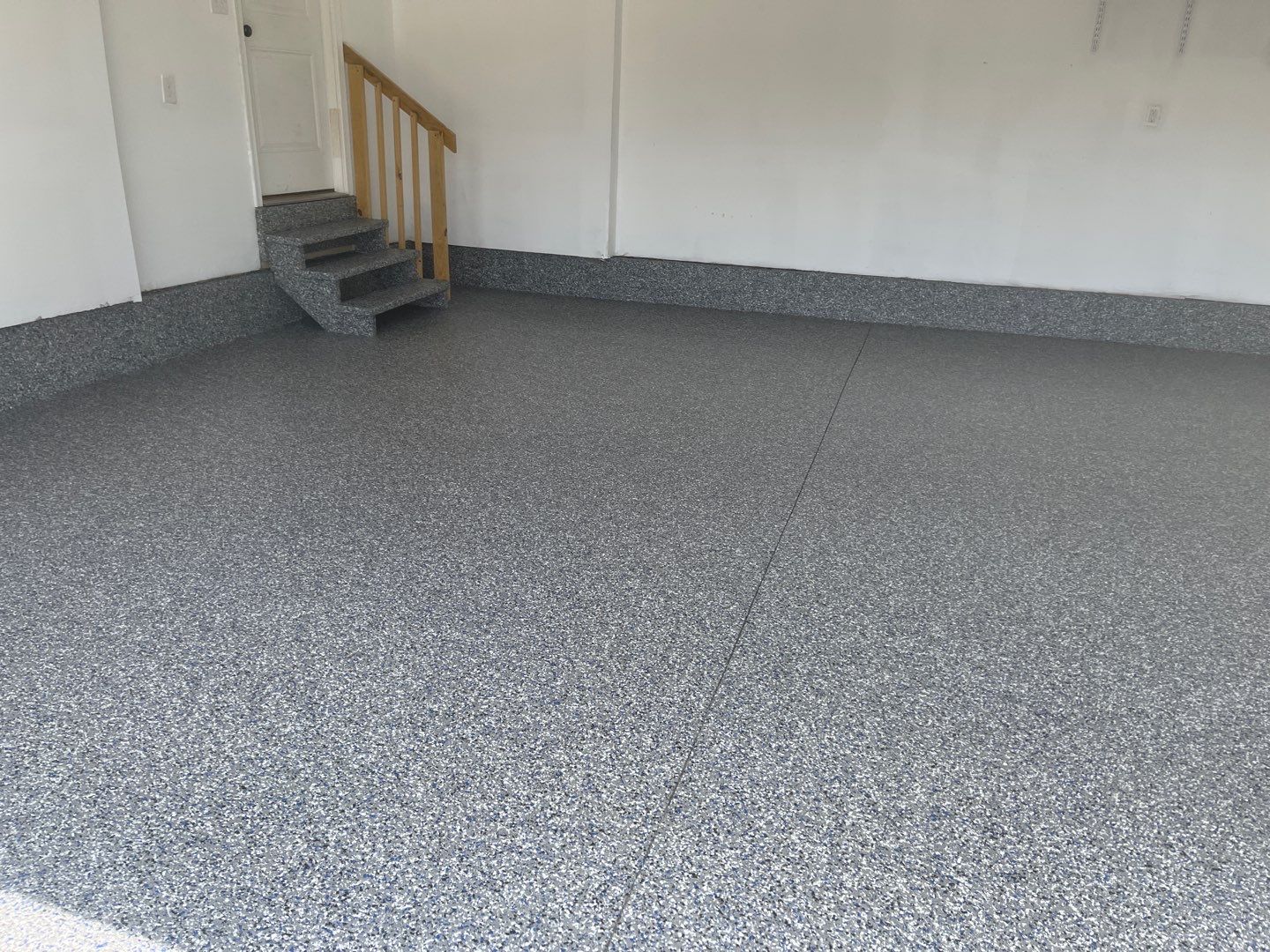 Garage Floor using Galaxy Blue by Your1DayFloor.com