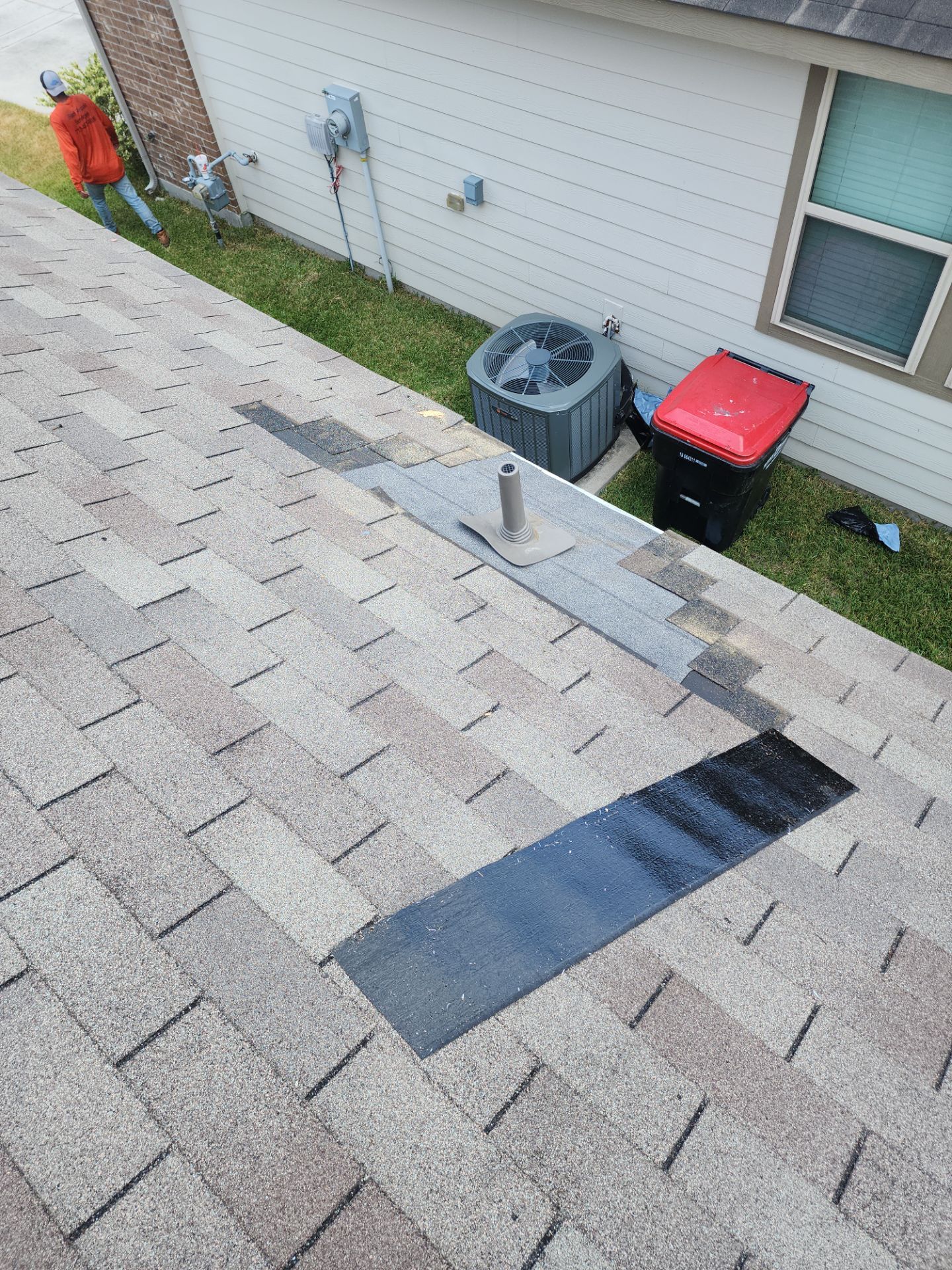 Hail Damage using Owen's Corning Duration (Lifetime) Shingles by Roof Repair Company
