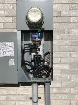 Trench and install subpanel