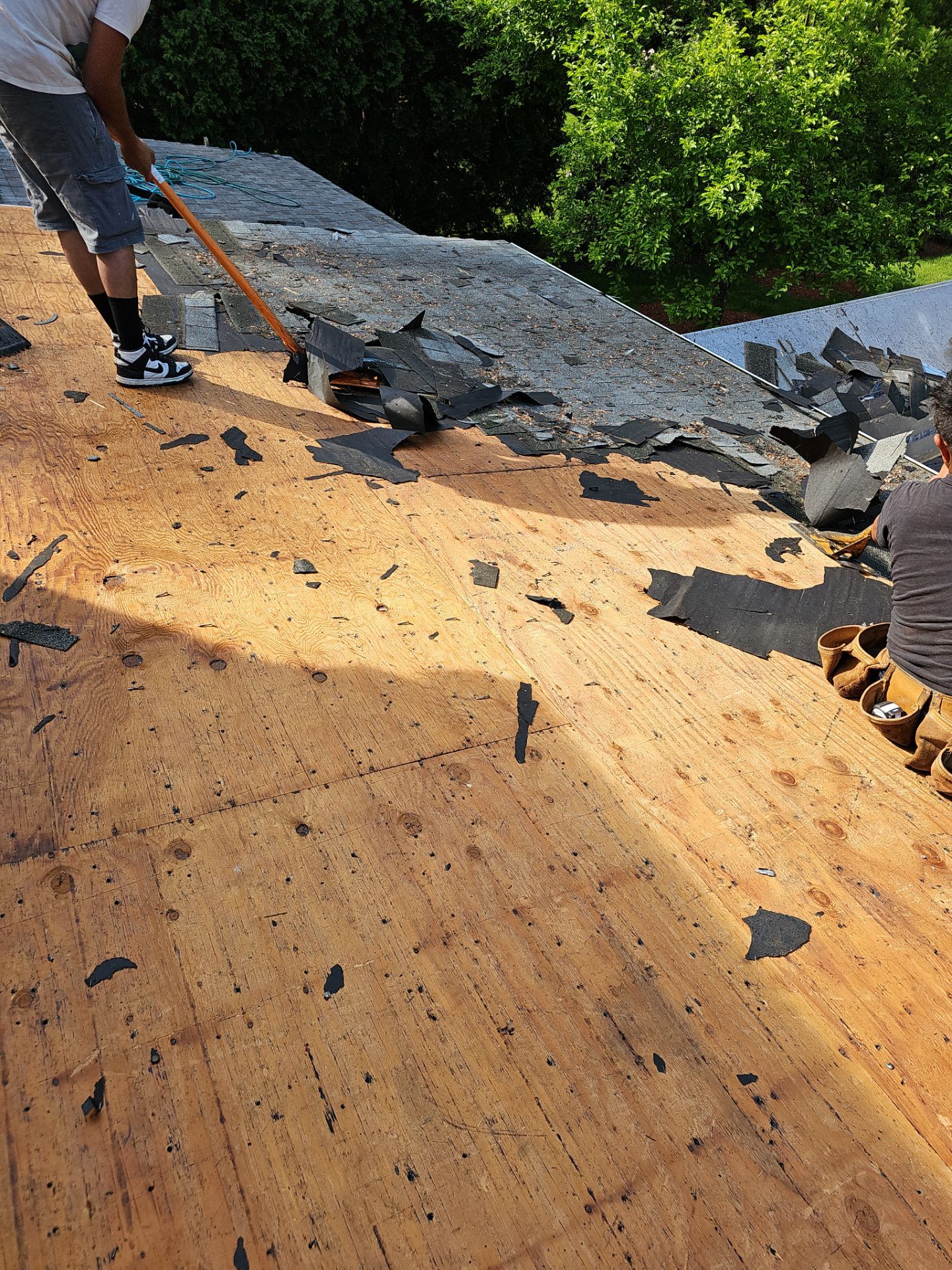 Residential Roofing Installation using Tamko Titan XT - Old English Pewter by A Plus Exterior