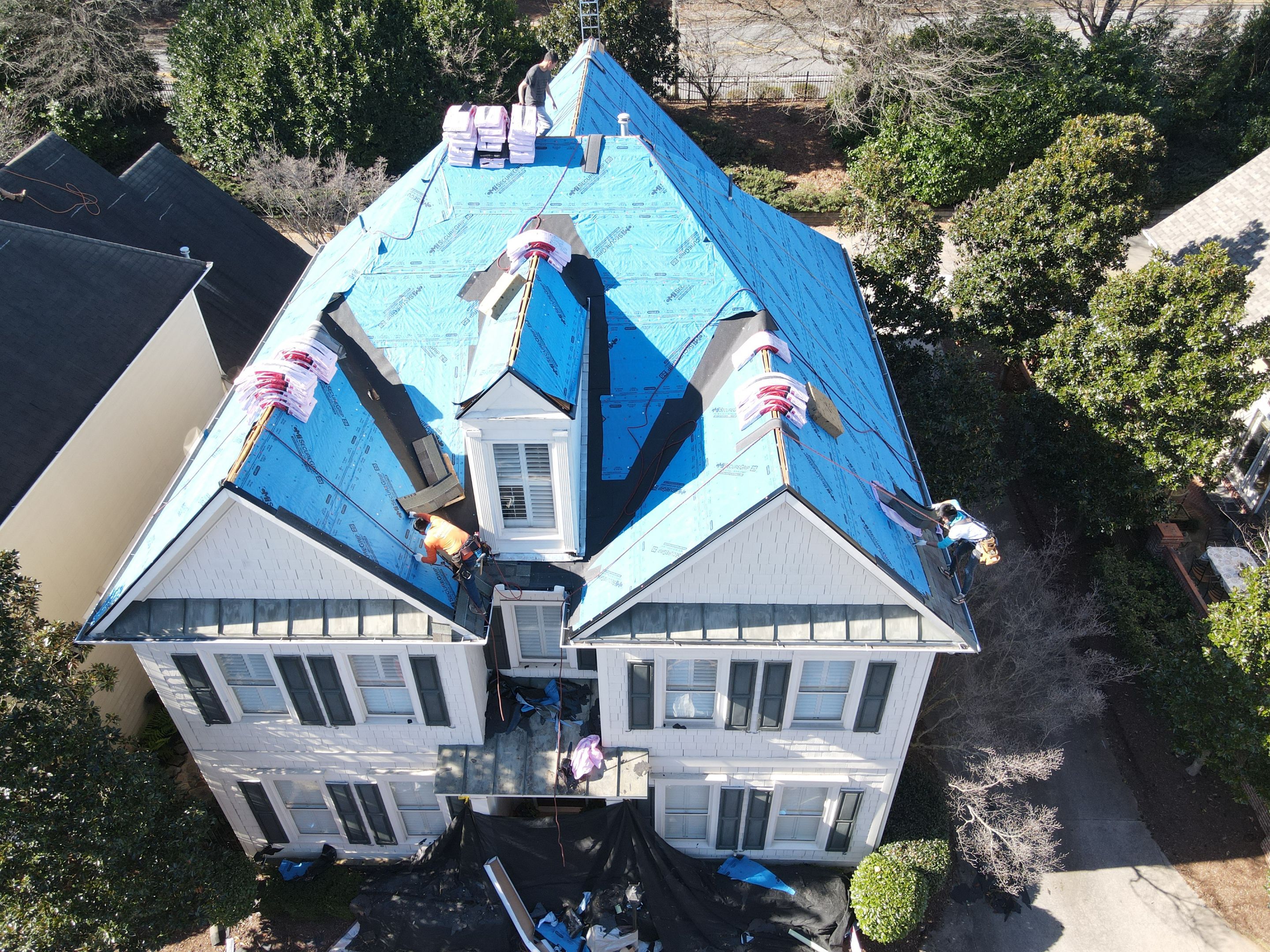 Residential Roofing Installation using Owens Corning by Inspector Roofing and Restoration