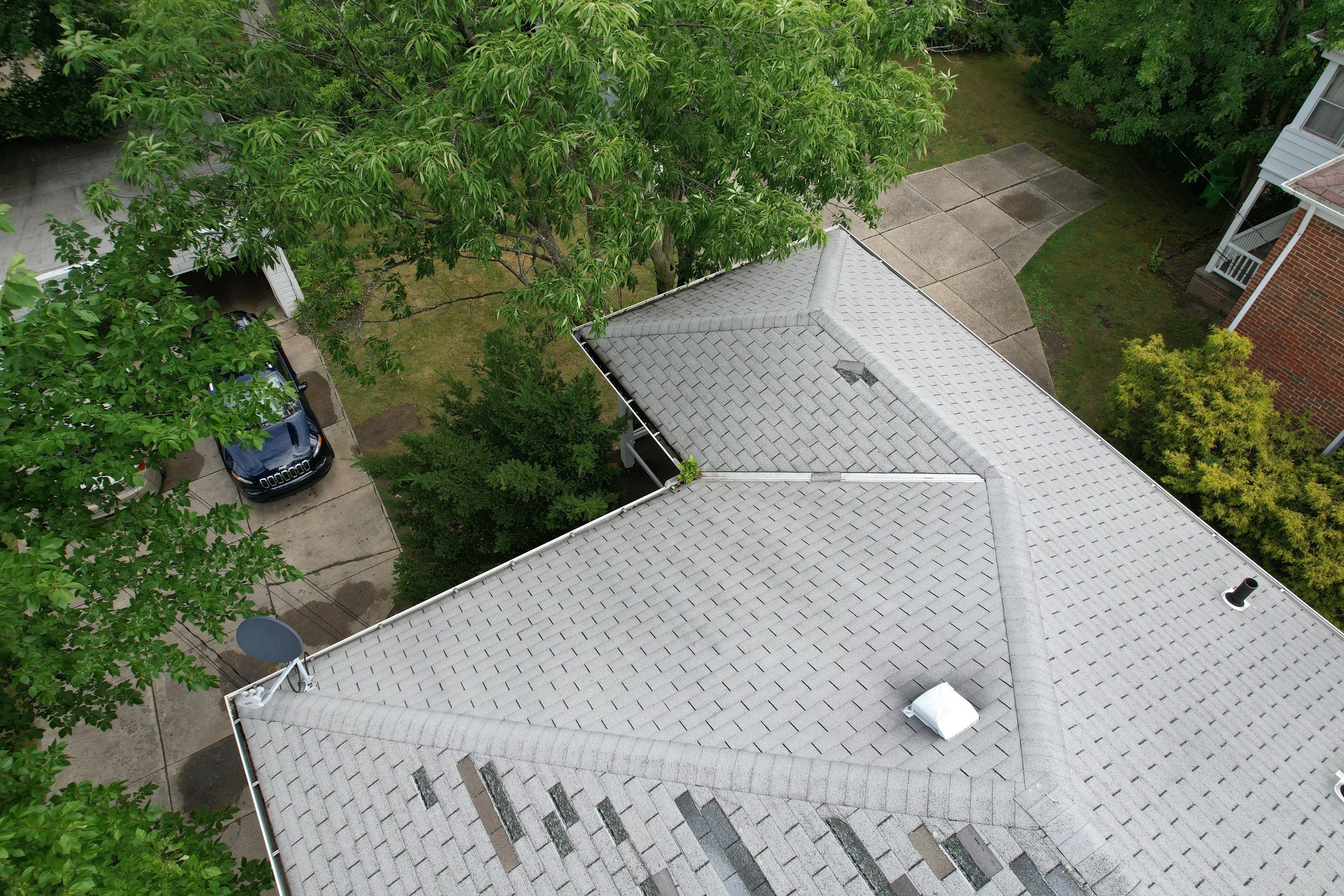 Twin South Euclid Duplex's - GAF Timberline HDZ Pewter Gray Roof Replacement by Atlas Roofing & Restoration
