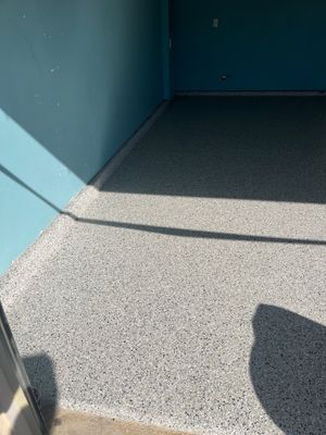 Garage Floor Coating using Cabin Fever