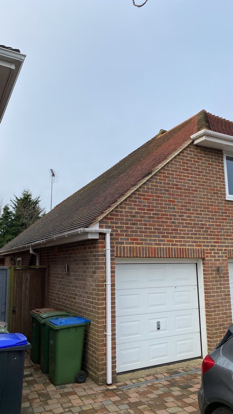 Roof and Patio Cleaning using Honda 15lpm Low Pressure Washing Machine by Ges Exterior Cleaning ltd