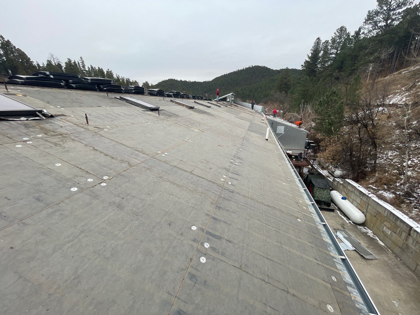 Commercial Roofing Installation using EuroShield by Weather-Tite Exteriors LLC