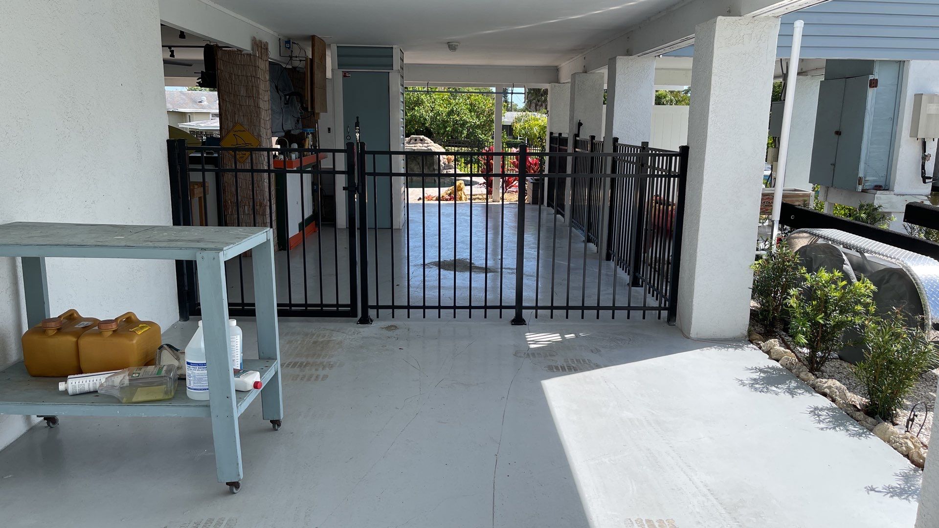 Nokomis, FL 4 ft. Tall 3-Rail Black Aluminum Fence by Asap fence and gates, LLC