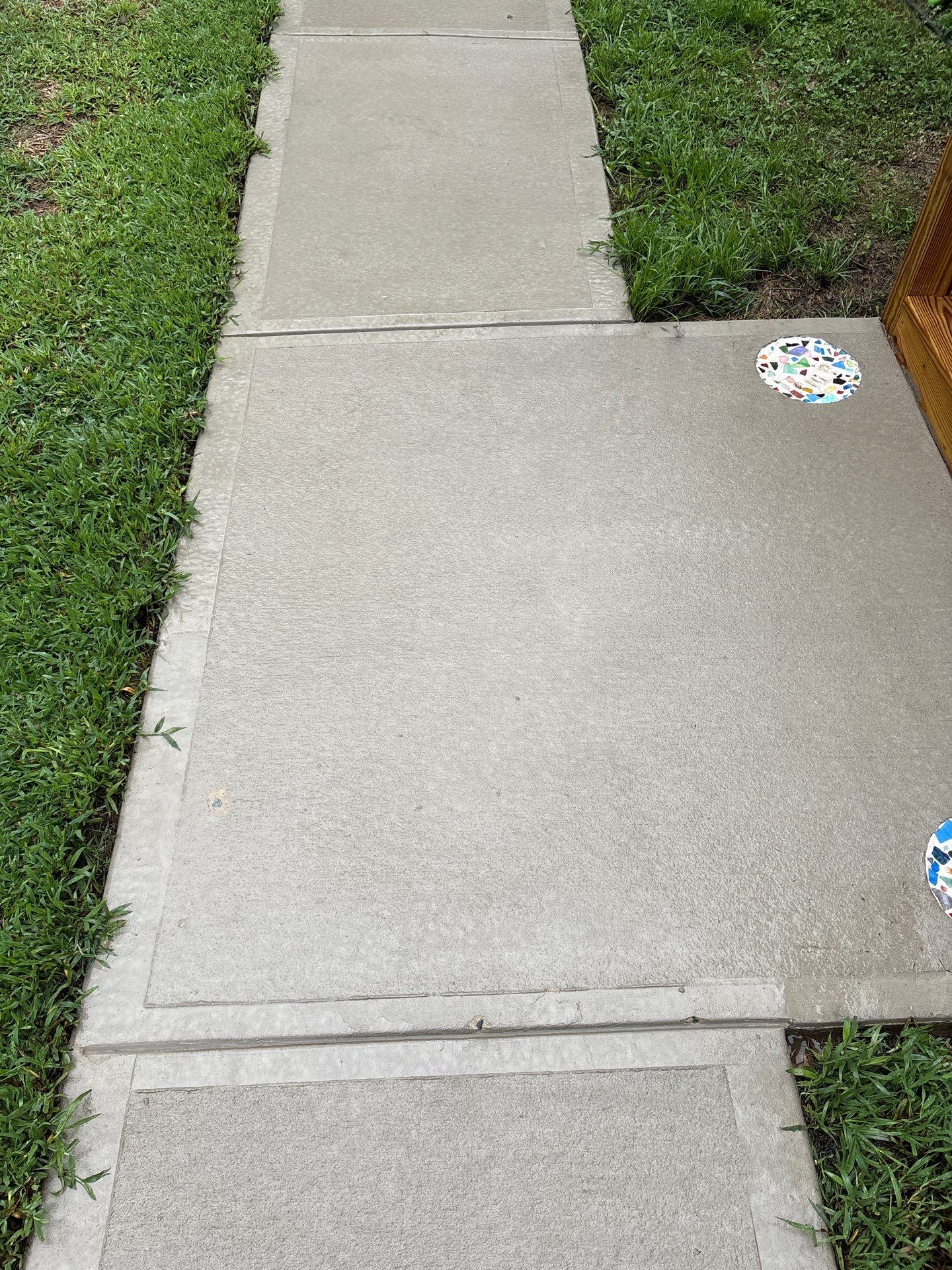 Wood Deck and Concrete Walkway using Wood and Concrete Sealant by DuraSeal