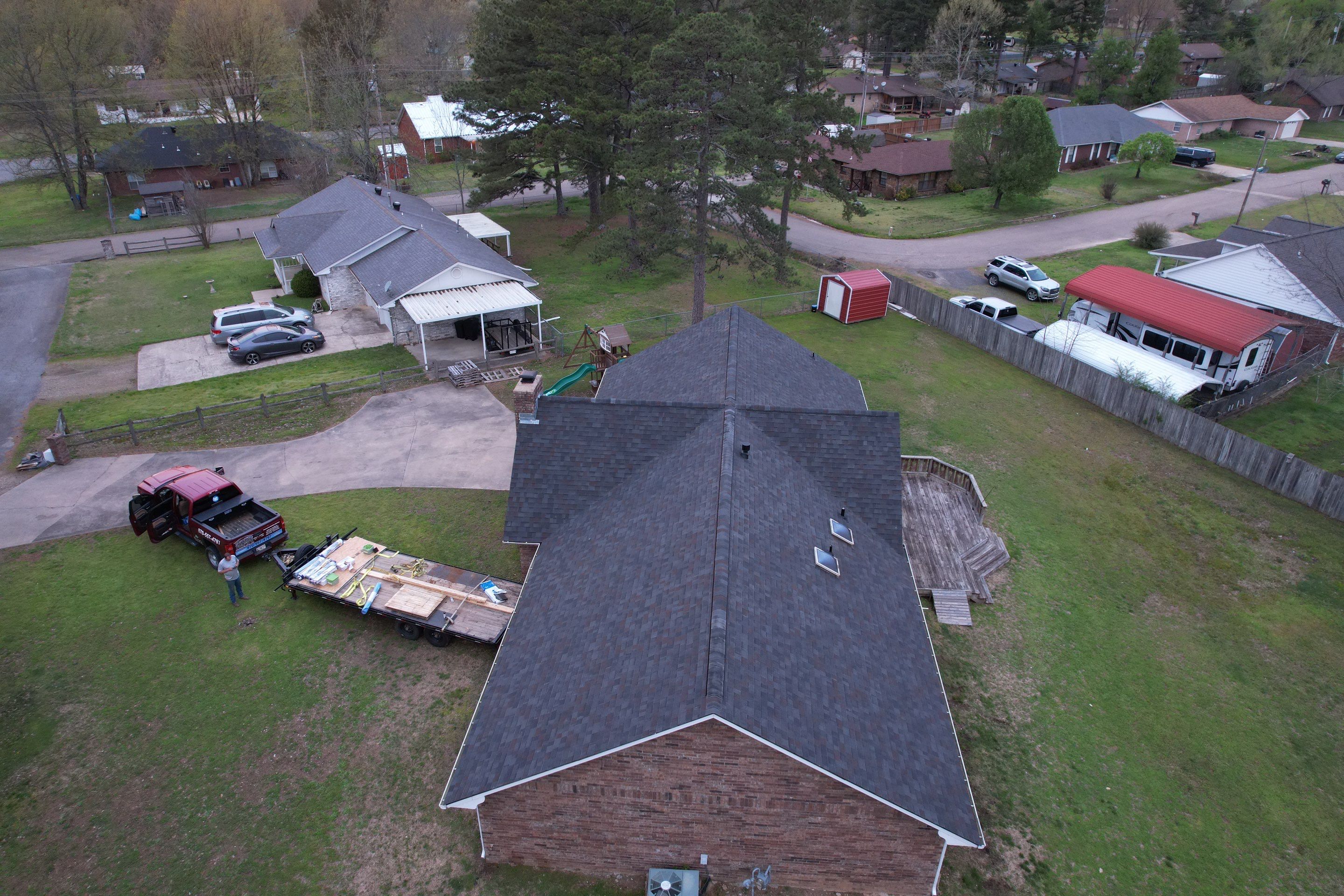 Residential Shingle Reroof using Malarkey Vista by Hostetler Roofing