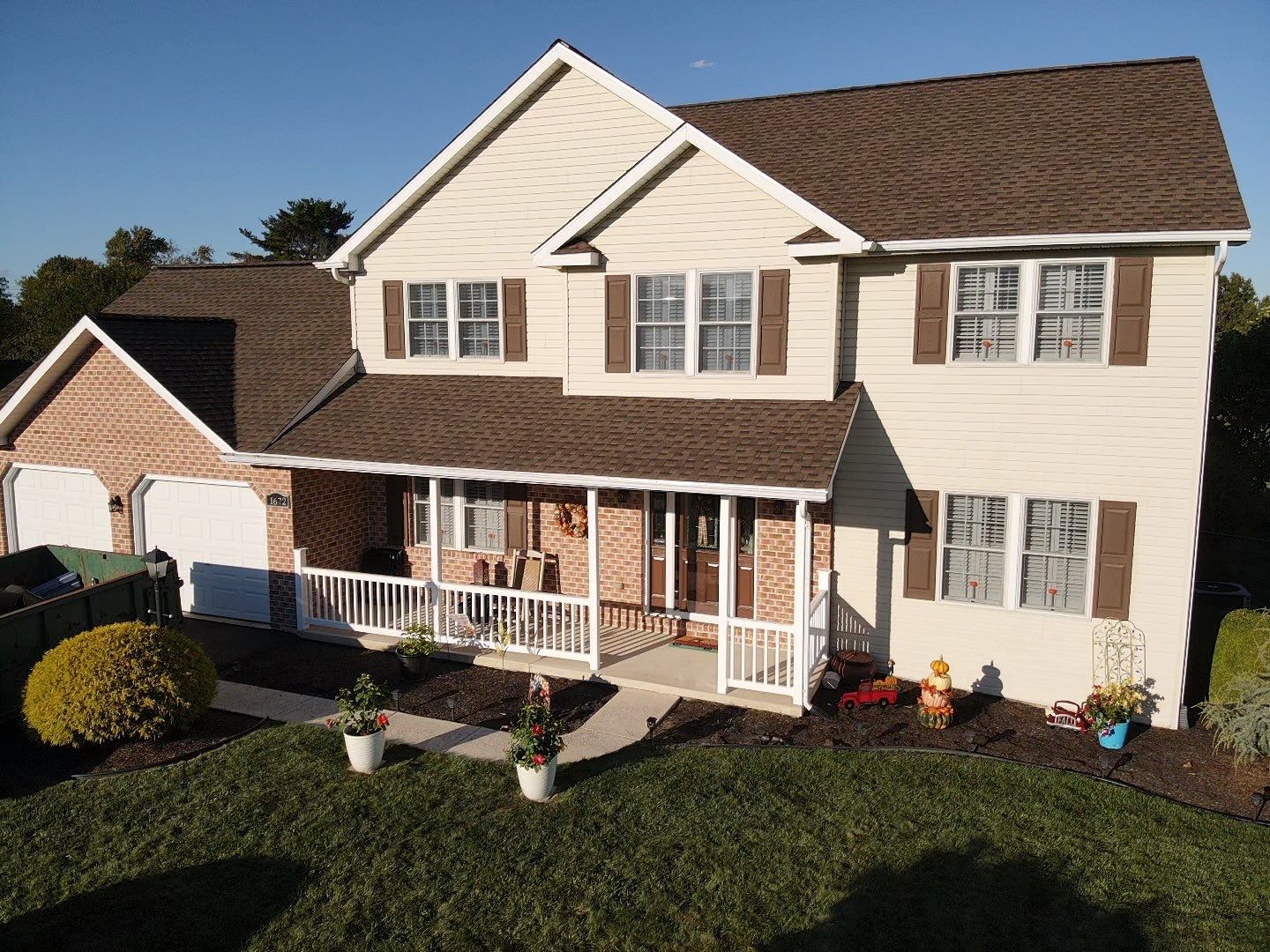 Residential Roof Installation Featuring GAF Timberline HD Shingles in Chambersburg by Teflon Roofing