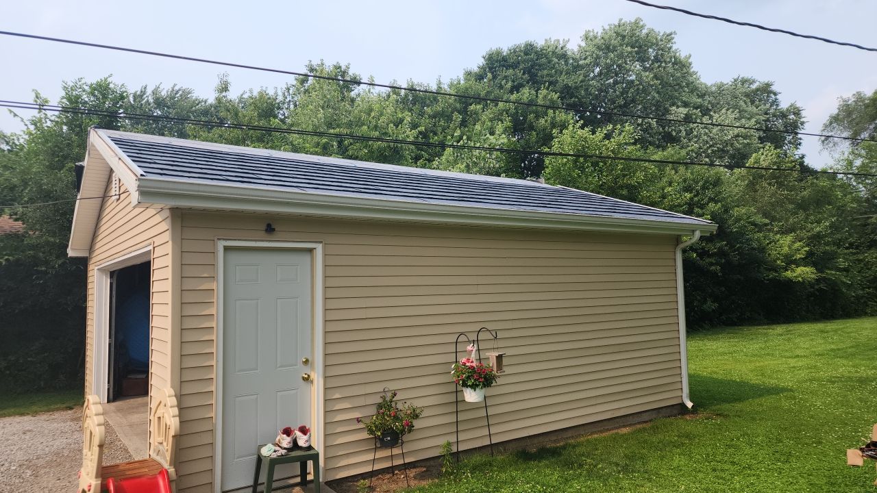 Residential Roofing Installation using Vic West Nothridge Slate  by 4Ever Metal Roofing