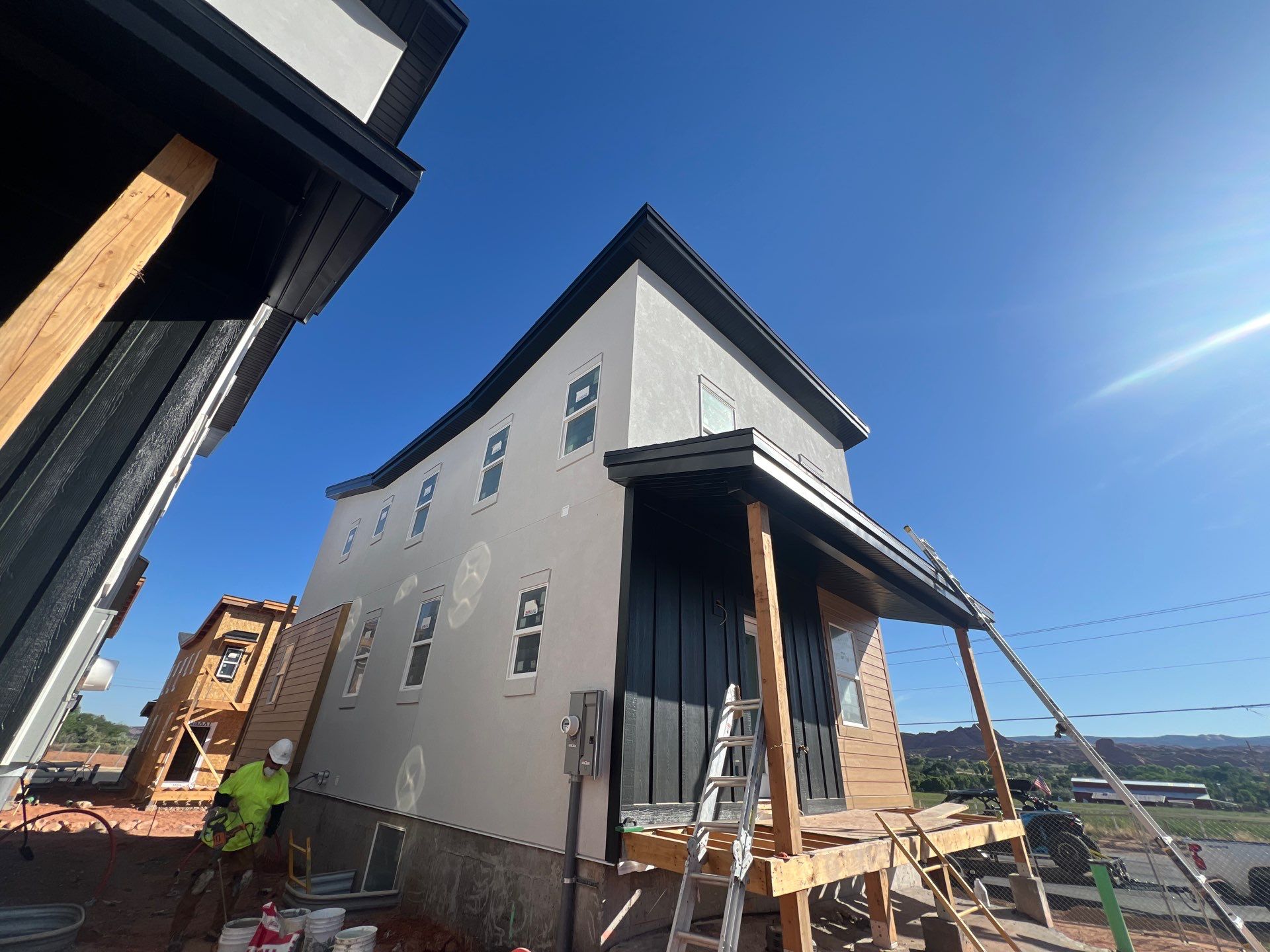 Project in Moab by Master Rain Gutters.