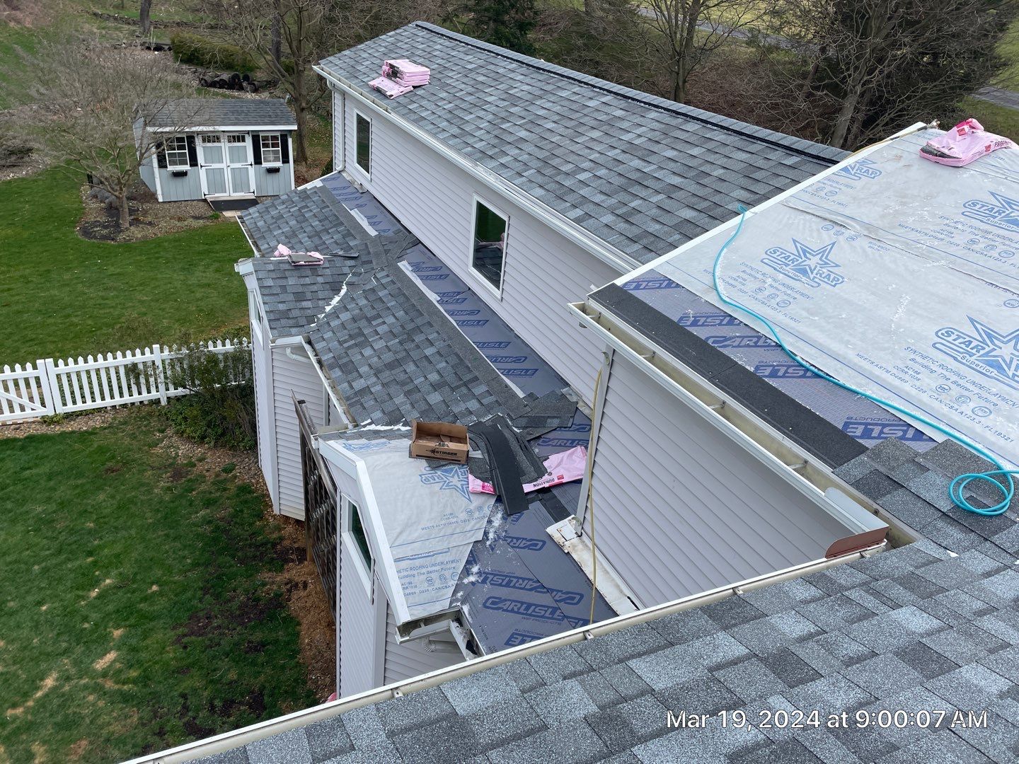 Reroof in Bellefonte, PA by Starway Roof Systems